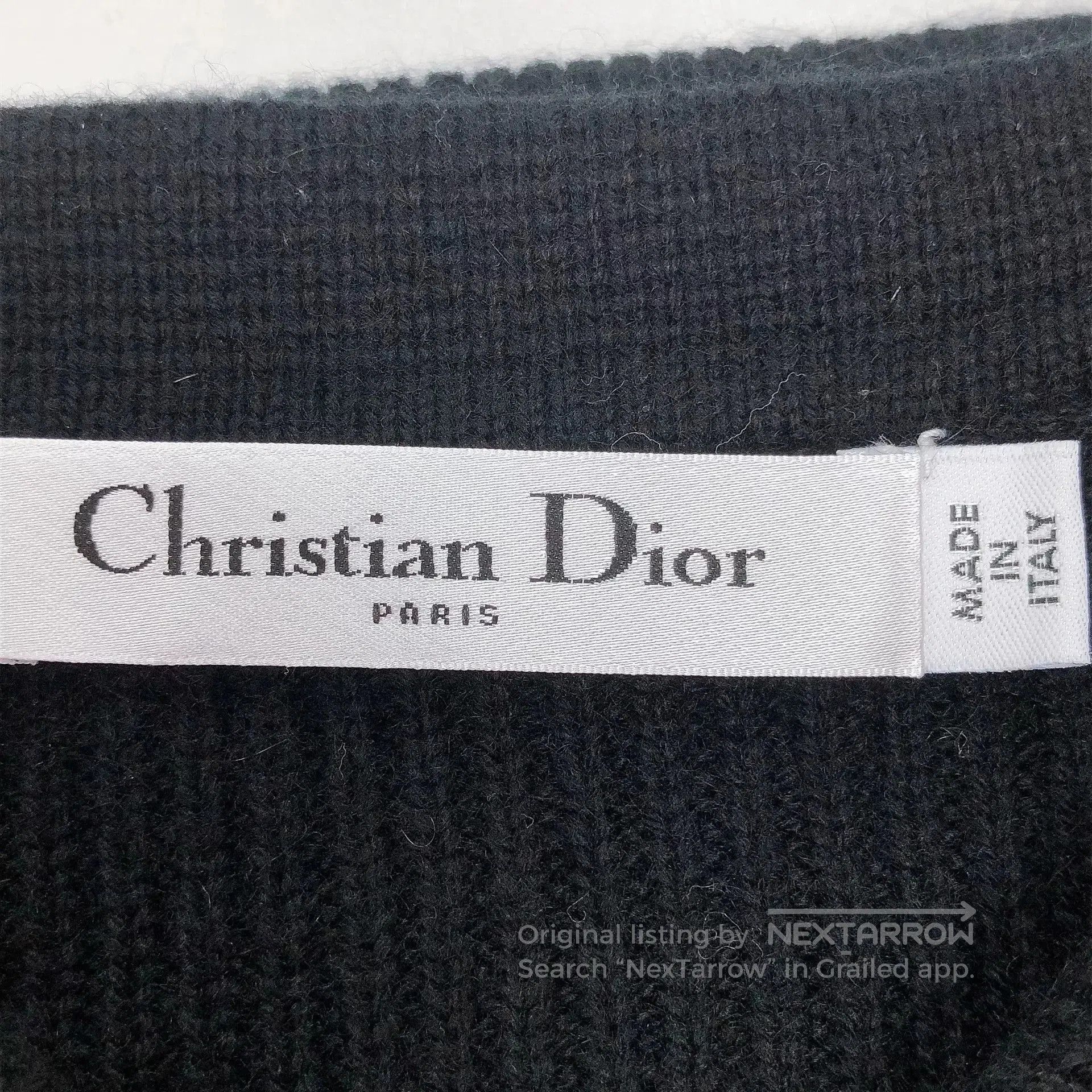 Dior Dior Black Sleeveless Cashmere Sweater. Size S / US 4 / IT 40 - 5 Thumbnail