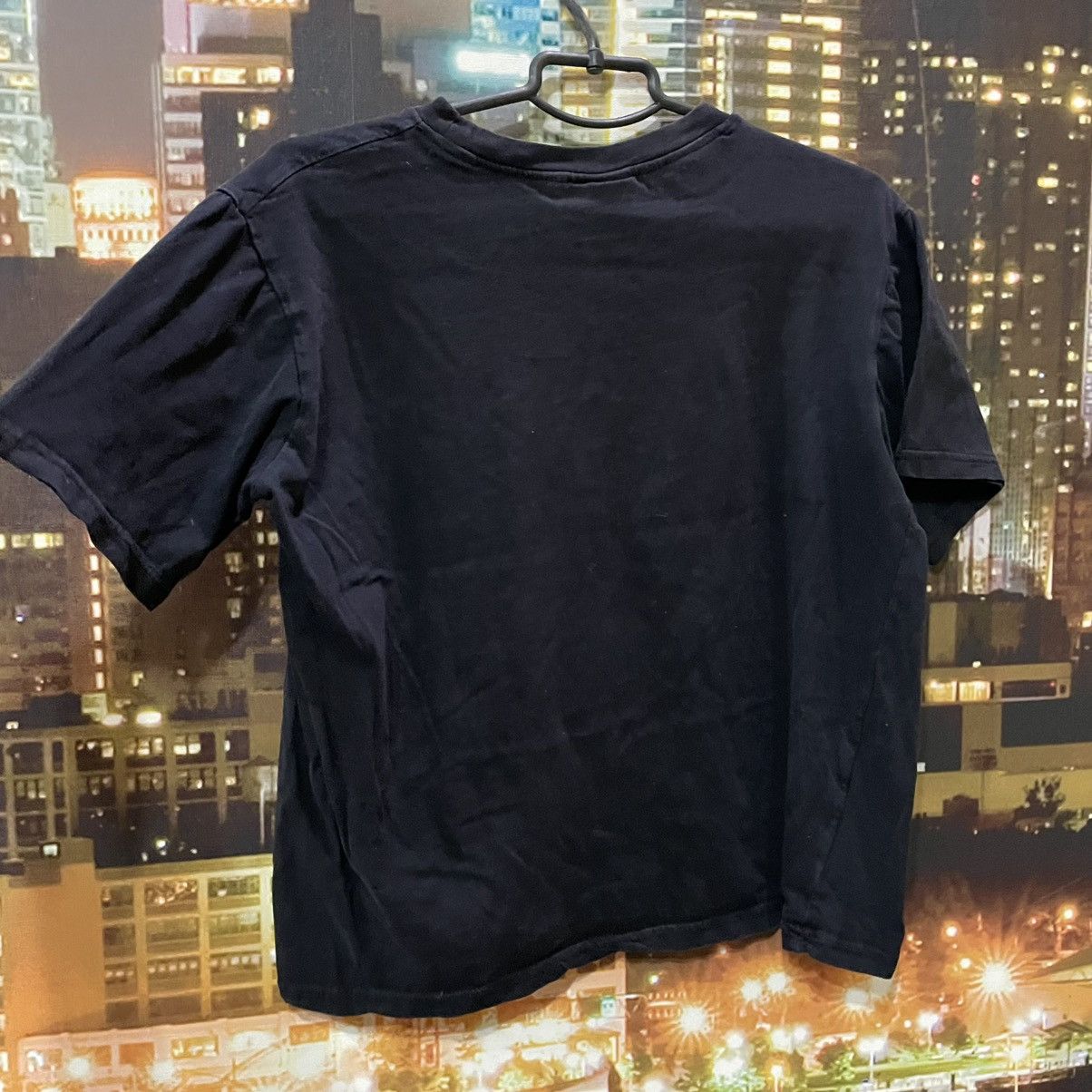 Vintage Vintage 90s Graphic Tee Faded Black Punk Streetwear Baggy M Size US M / EU 48-50 / 2 - 6 Thumbnail