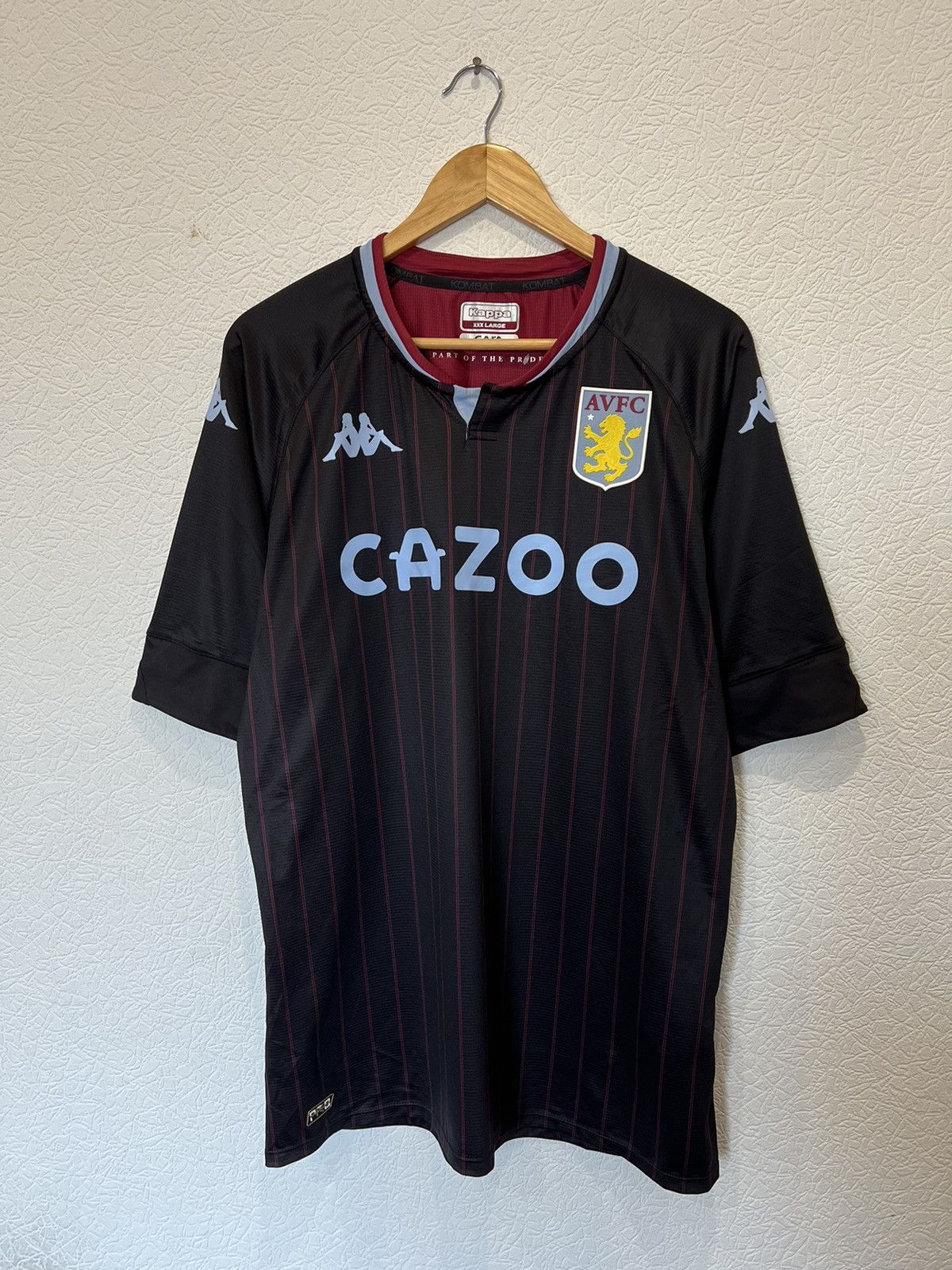 Kappa DAVIES Kappa Aston Villa 2020/2021 Away Kit Soccer Jersey Size US XXL / EU 58 / 5 - 2 Thumbnail