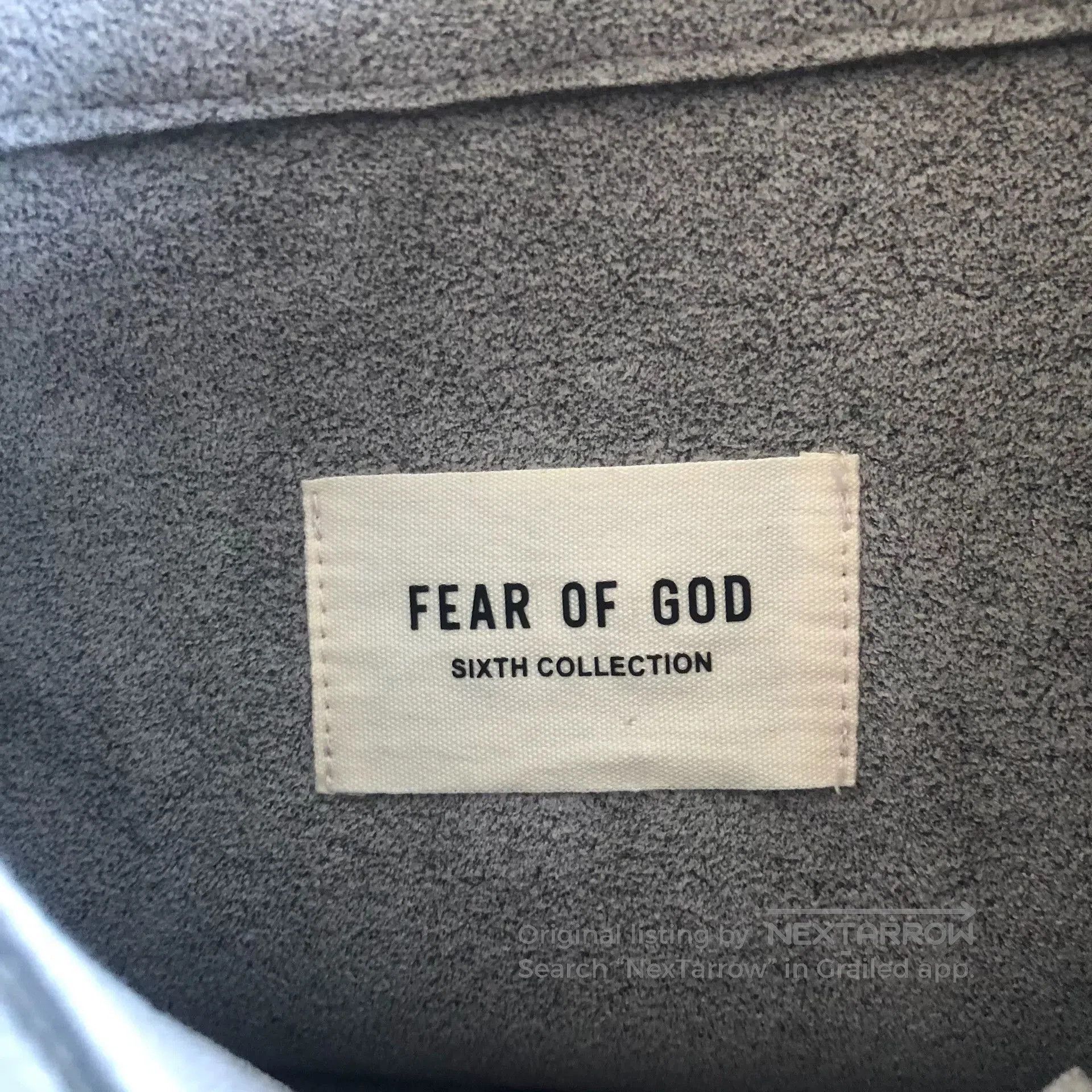 Fear of God Fear Of God 6th Gray Suede Jacket. Size US L / EU 52-54 / 3 - 6 Thumbnail