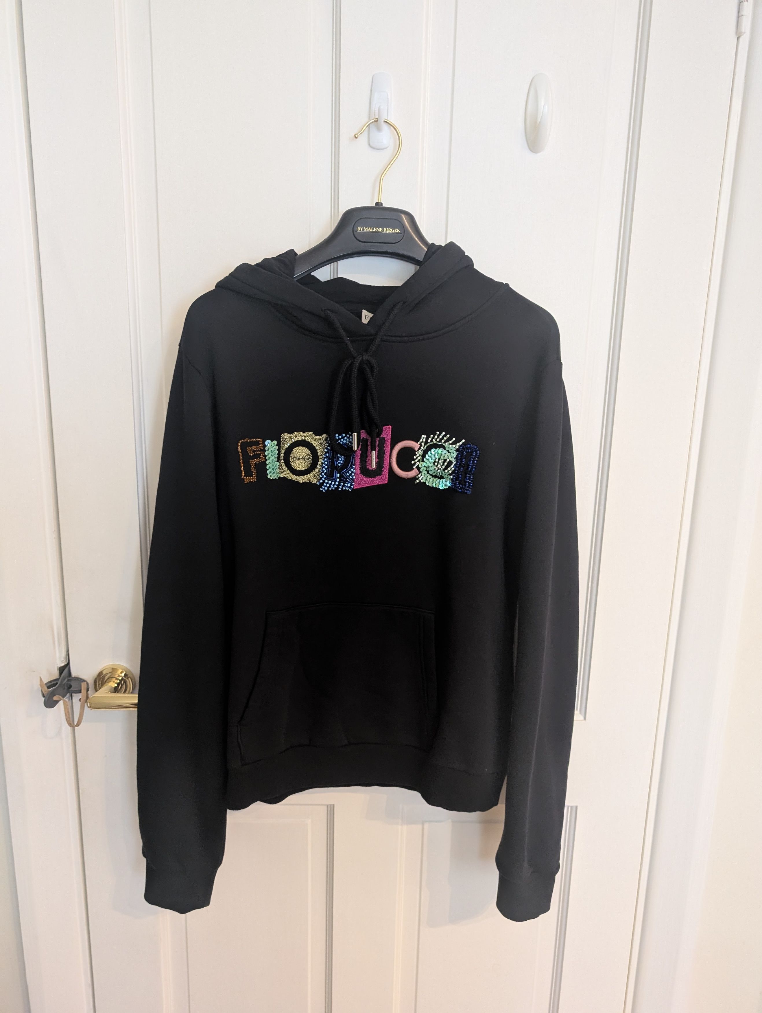 Fiorucci Patterened Logo Label Hoodie Size US M / EU 48-50 / 2 - 2 Thumbnail