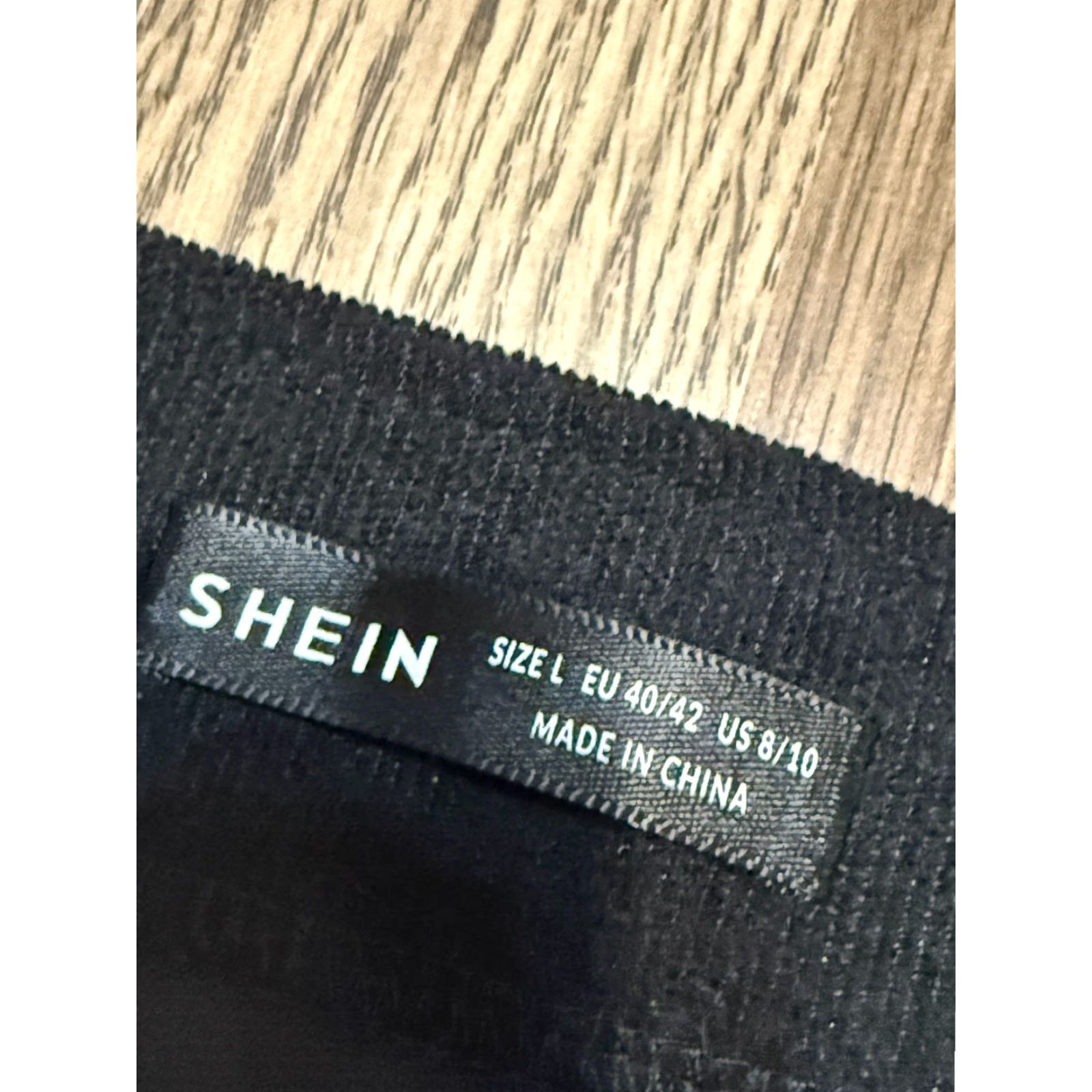 Shein SheIn Dress Women's Large Black Front Buttons A-Line Sleeveless Shirt? Size L / US 10 / IT 46 - 3 Thumbnail