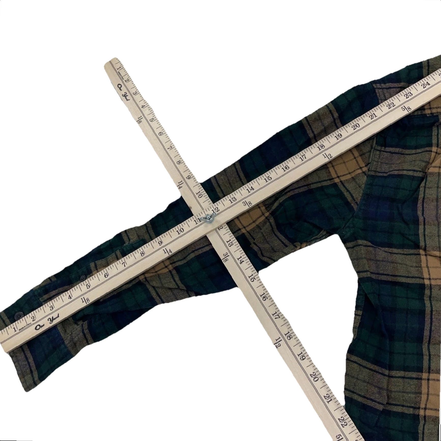 Eddie Bauer Eddie Bauer Button-Up Shirt Men M Green Plaid Flannel Casual Slimming All Seasons Reg Long Sleeve Cap/Collar-Down Size US M / EU 48-50 / 2 - 7 Thumbnail