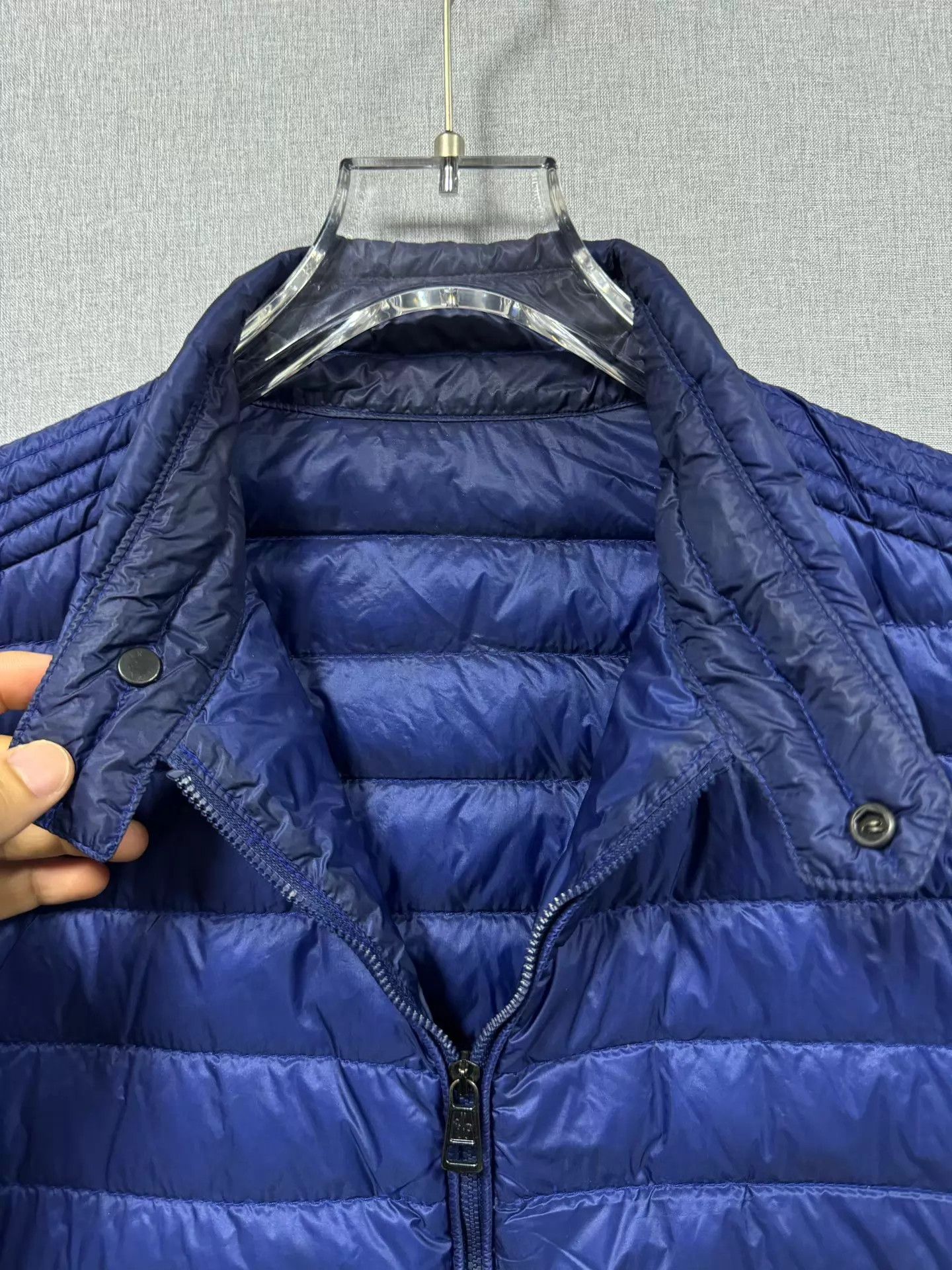 Moncler Moncler Blue Sleeve Patch Puffer Jacket Size 3 Size US L / EU 52-54 / 3 - 5 Thumbnail