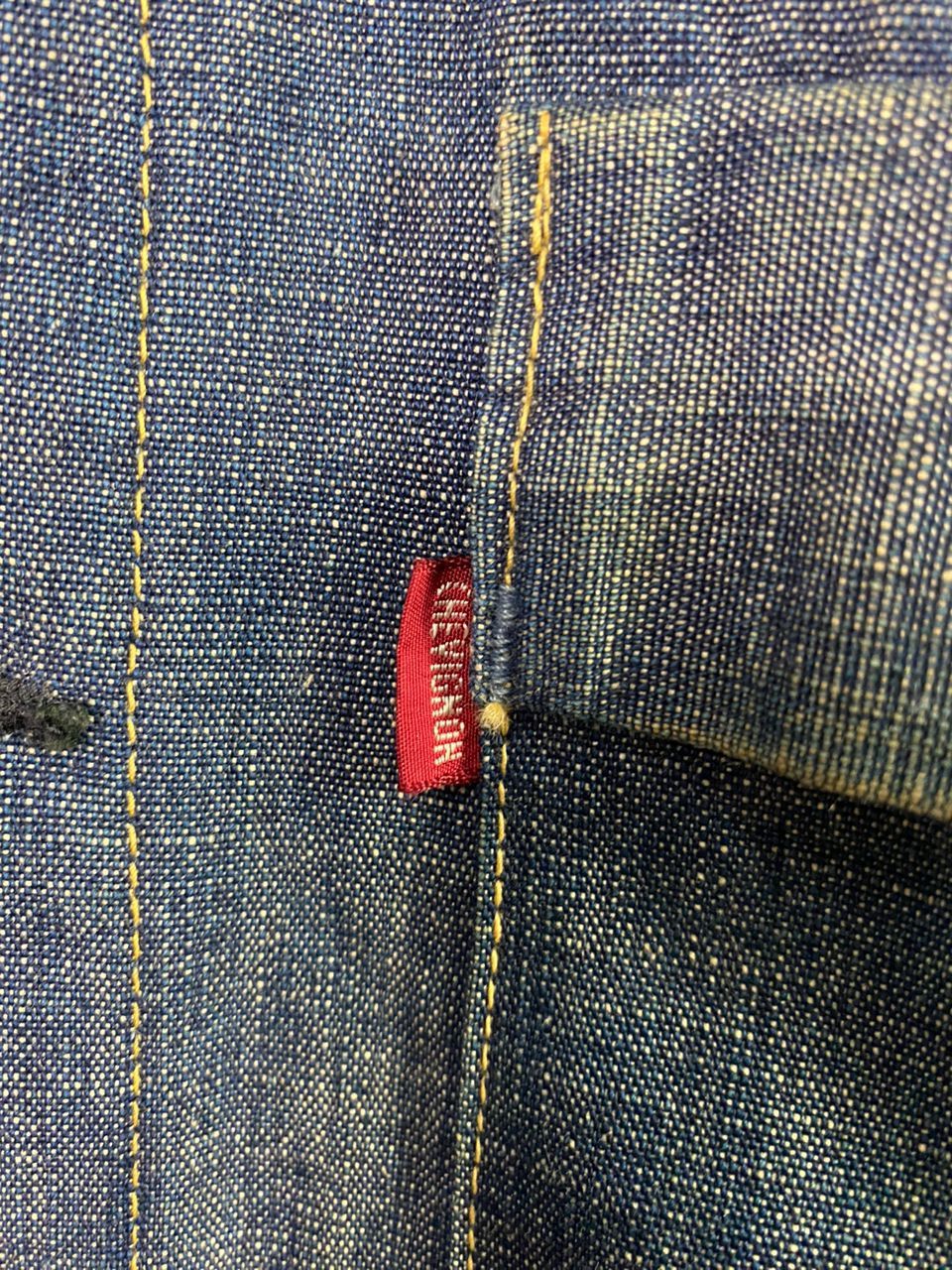 Chevignon × Vintage Chevignon Denim Shirt Single Pocket Size US M / EU 48-50 / 2 - 7 Thumbnail