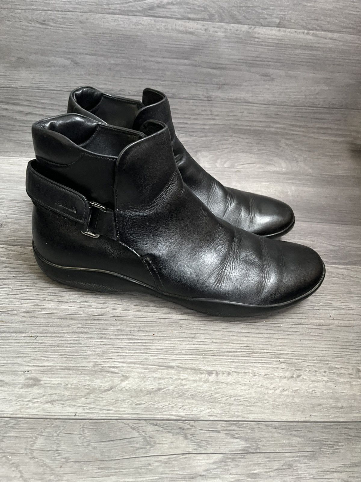 Prada Prada sport velcro strap ankle high top sneakers uk 8.5 Size US 9.5 / EU 42-43 - 6 Thumbnail