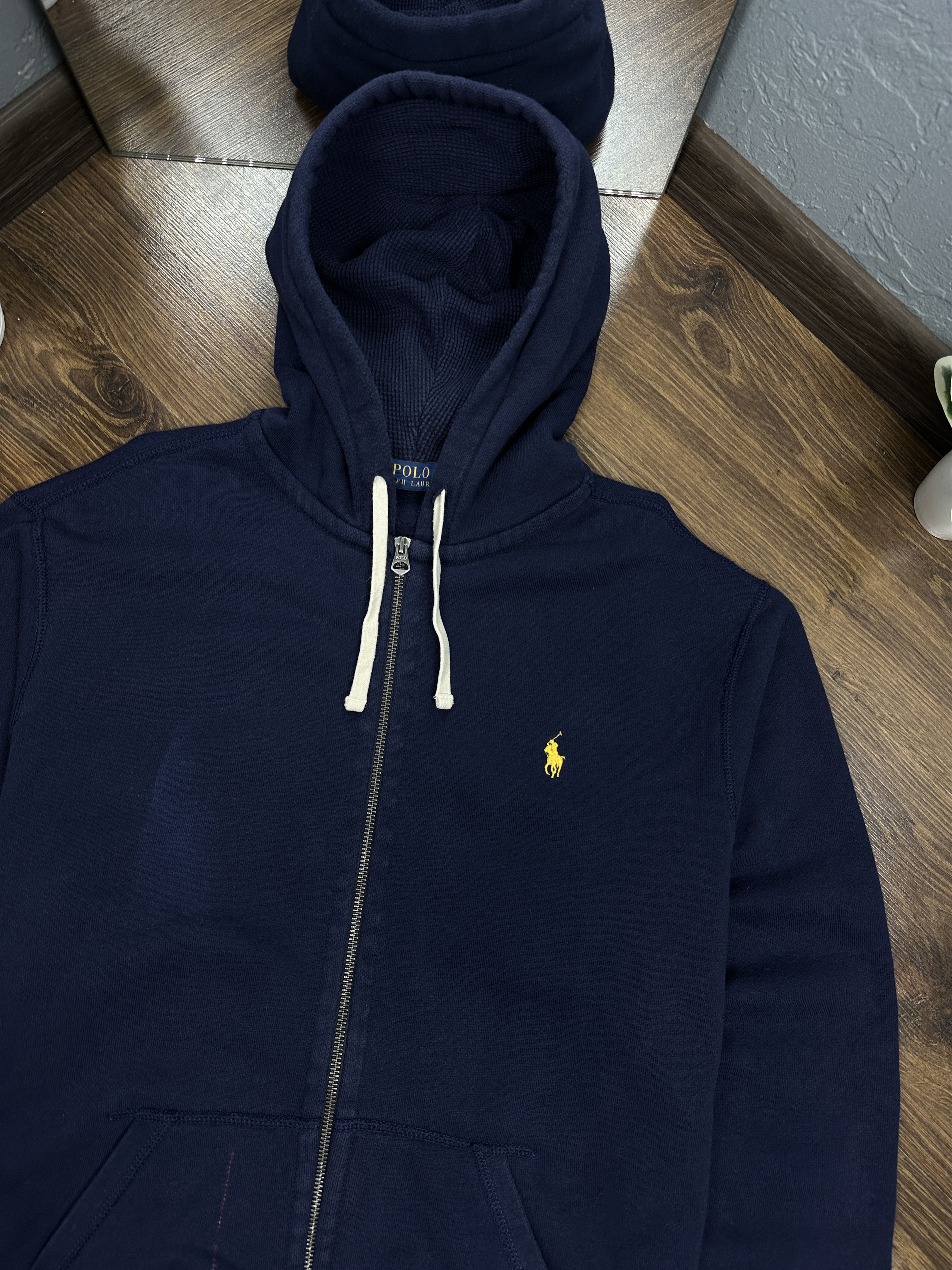 Polo Ralph Lauren × Ralph Lauren × Vintage Polo Ralph Lauren Vintage Mens Zip Hoodie Size US L / EU 52-54 / 3 - 2 Thumbnail