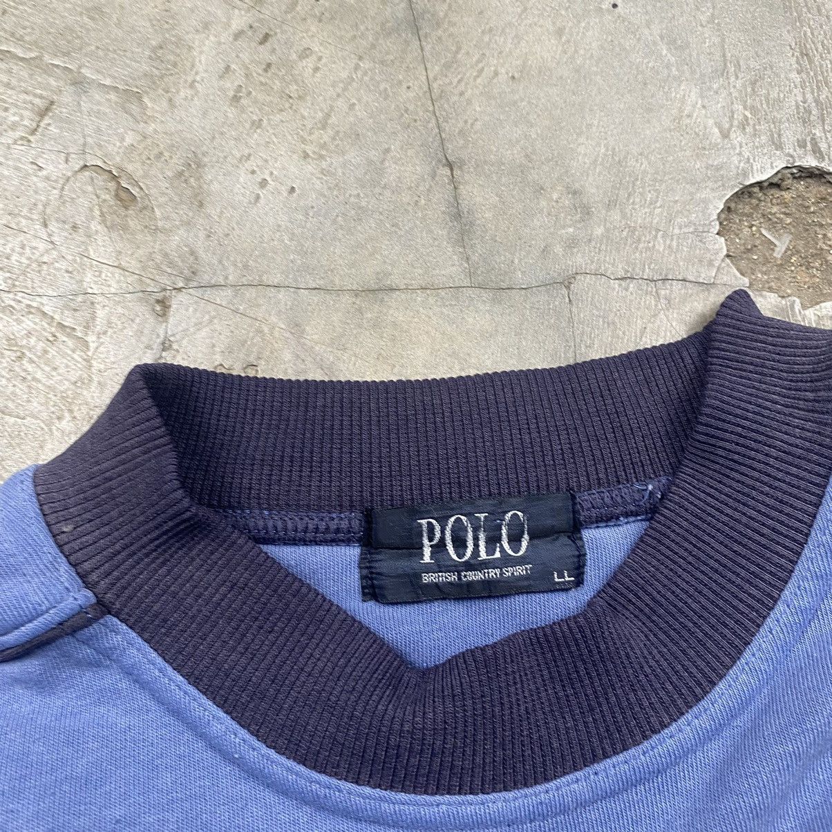 Sports Specialties × Vintage 90s Polo British Country Spirit Crewneck Size US L / EU 52-54 / 3 - 4 Thumbnail