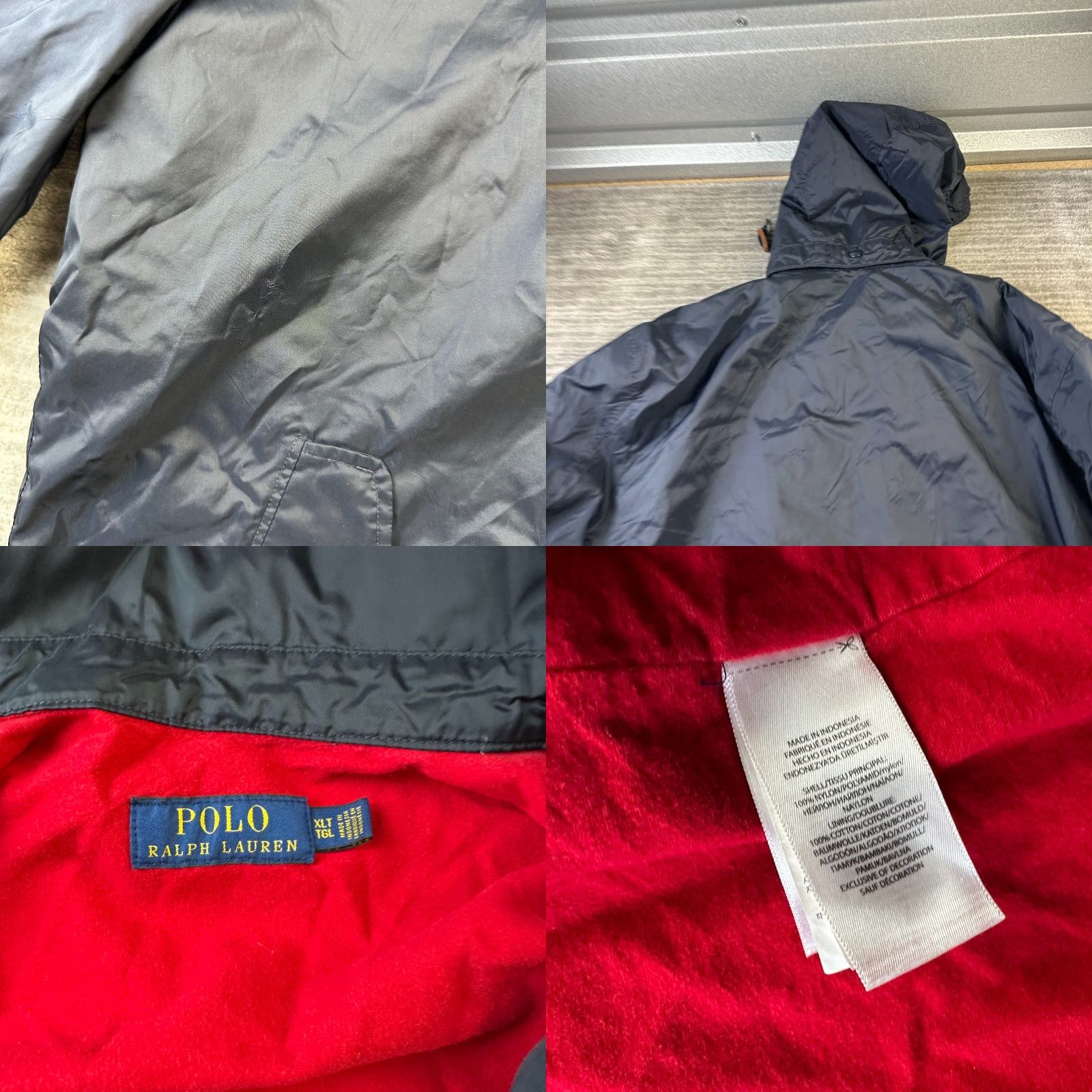 Polo Ralph Lauren VINTAGE Polo Ralph Lauren Jacket Mens XLT Extra Large Tall Coaches Hoodie Fleece Lined Size US XL / EU 56 / 4 - 8 Thumbnail