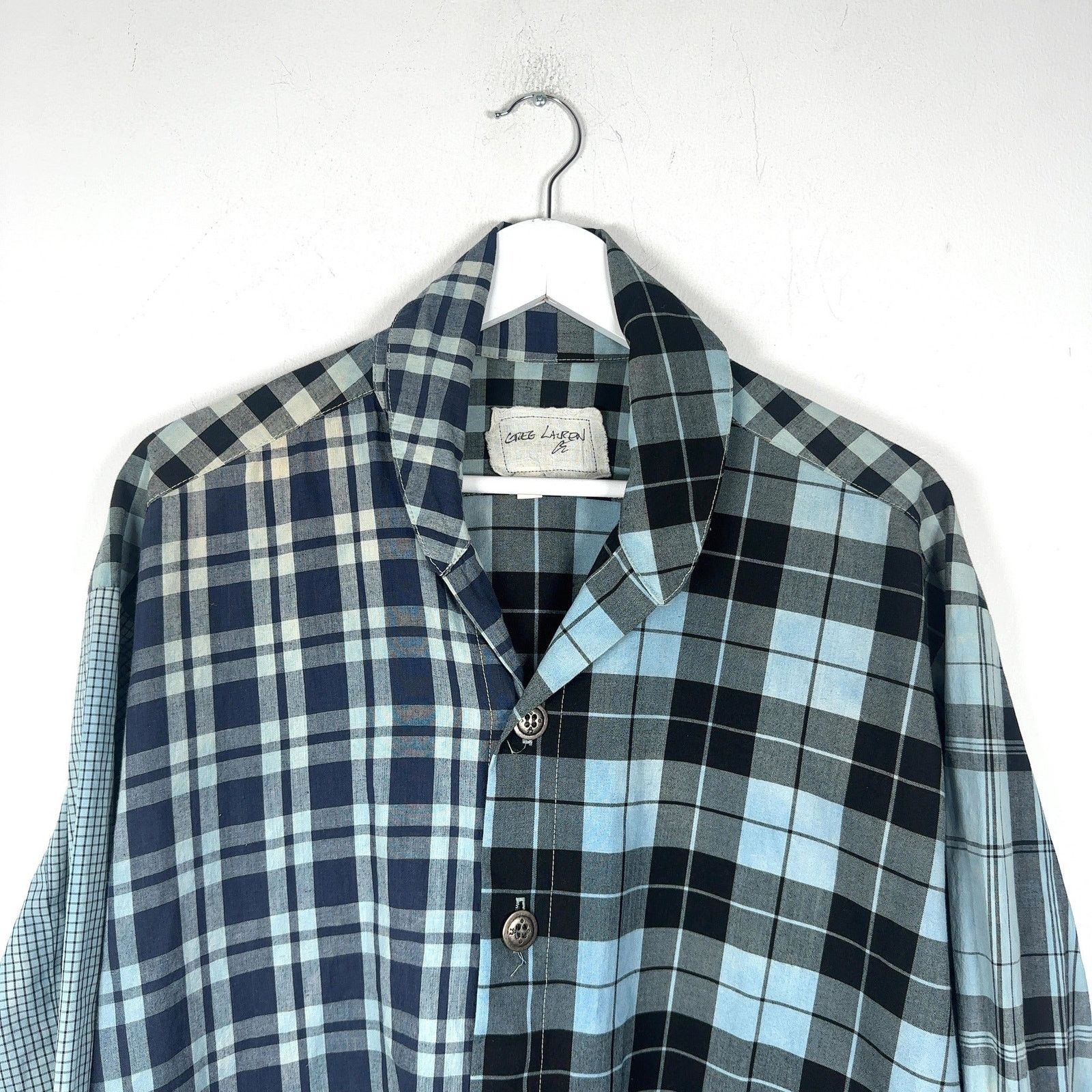 Greg Lauren Greg Lauren Hybrid Patch Flannel Shirt Size US L / EU 52-54 / 3 - 2 Thumbnail