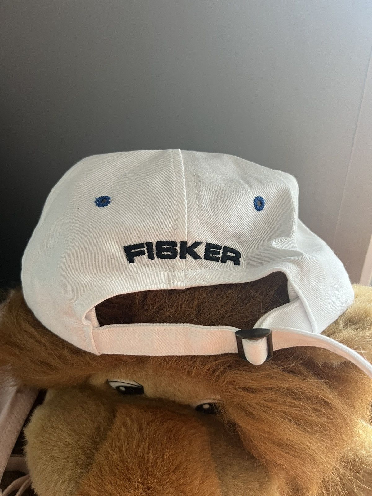 Vintage Vintage Fisker Made in America Embroidered Brim Racing hat Size ONE SIZE - 2 Thumbnail