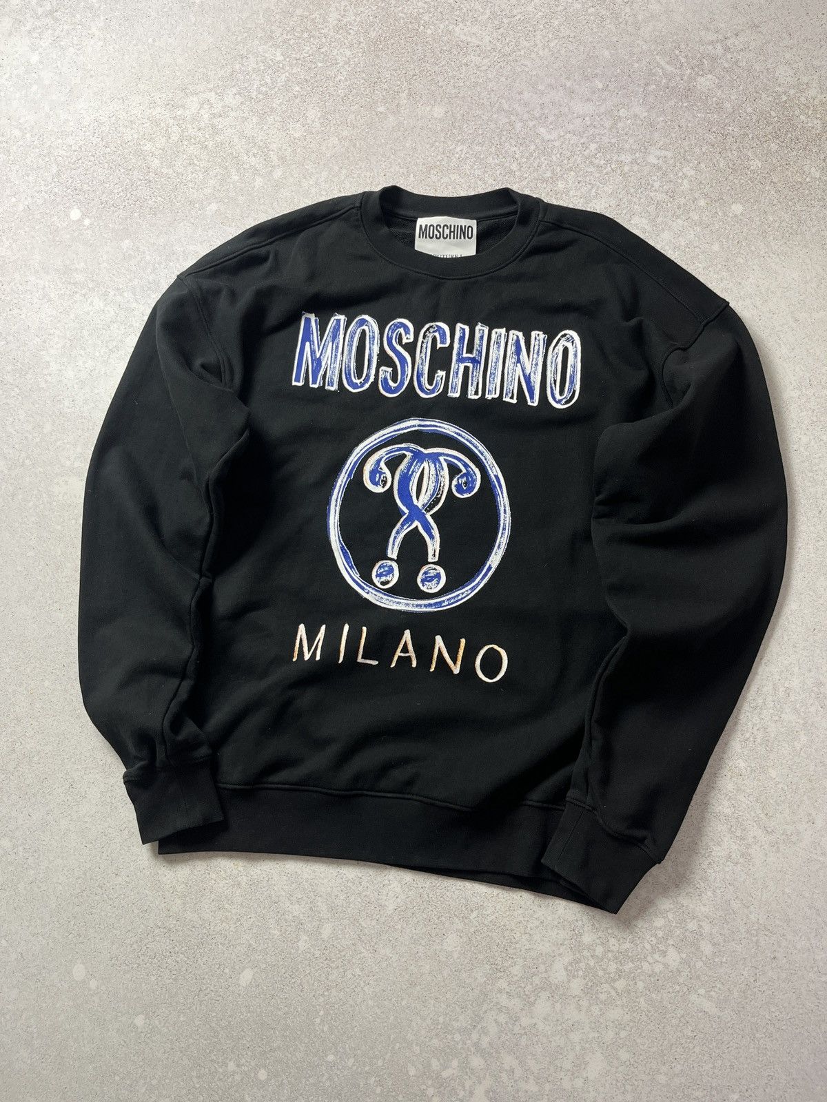 Moschino DDP MOSCHINO Couture Milano Sweatshirt Italy Logo Crew Neck Size US M / EU 48-50 / 2 - 1 Thumbnail