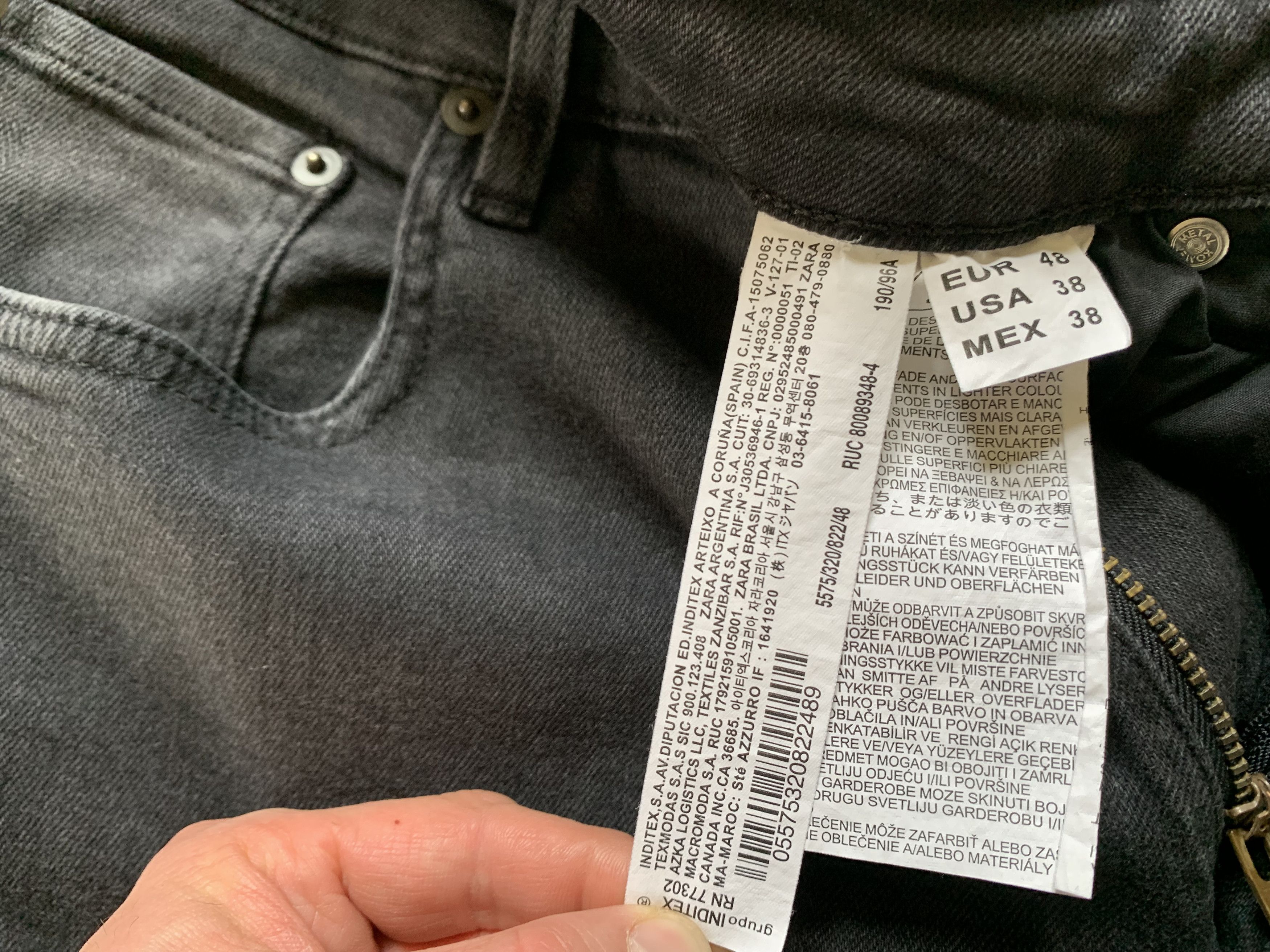 Zara Zara Man Stretch Denim Jeans Size US 38 / EU 54 - 8 Thumbnail