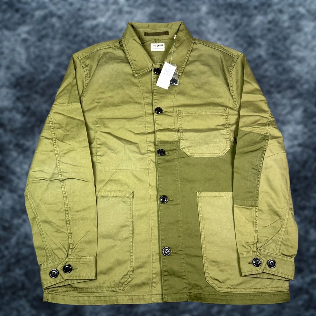 Todd Snyder Todd Snyder Patched French Chore Coat Mens L Green Military Shirt Jacket NEW Size US L / EU 52-54 / 3 - 1 Thumbnail