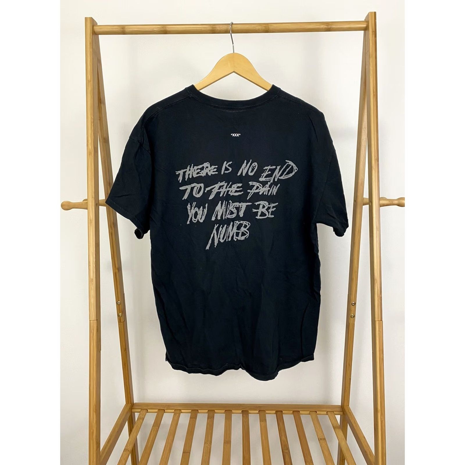 Vintage XXXTENTACION There Is No end To The Pain Double-Sided Promo T-Shirt XL Black Short Sleeve Mens Regular Size XL Size US XL / EU 56 / 4 - 2 Thumbnail