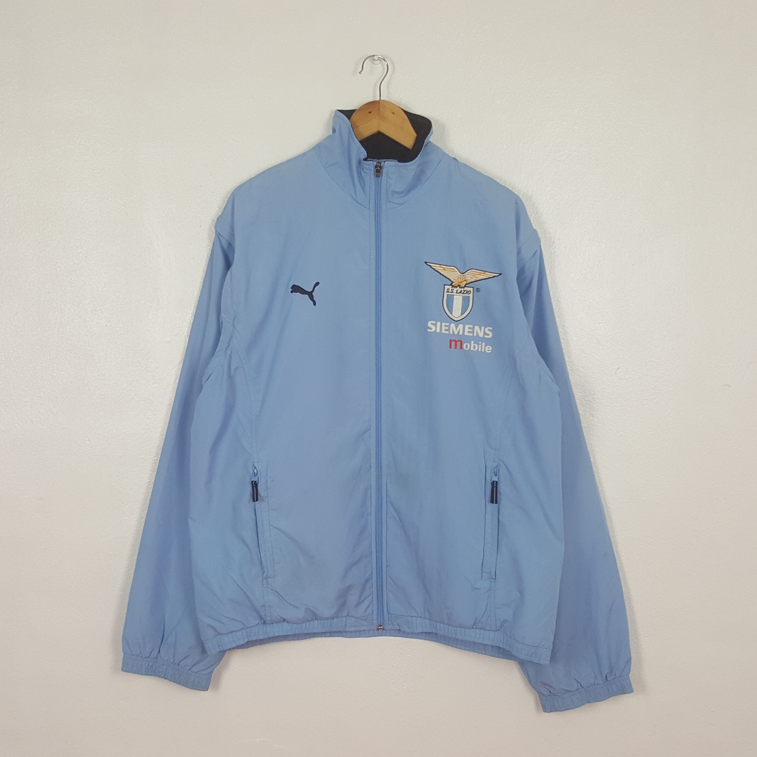 Puma Vintage Puma Lazio Siemens Mobile Track Jacket C309N20 Size US XL / EU 56 / 4 - 3 Thumbnail