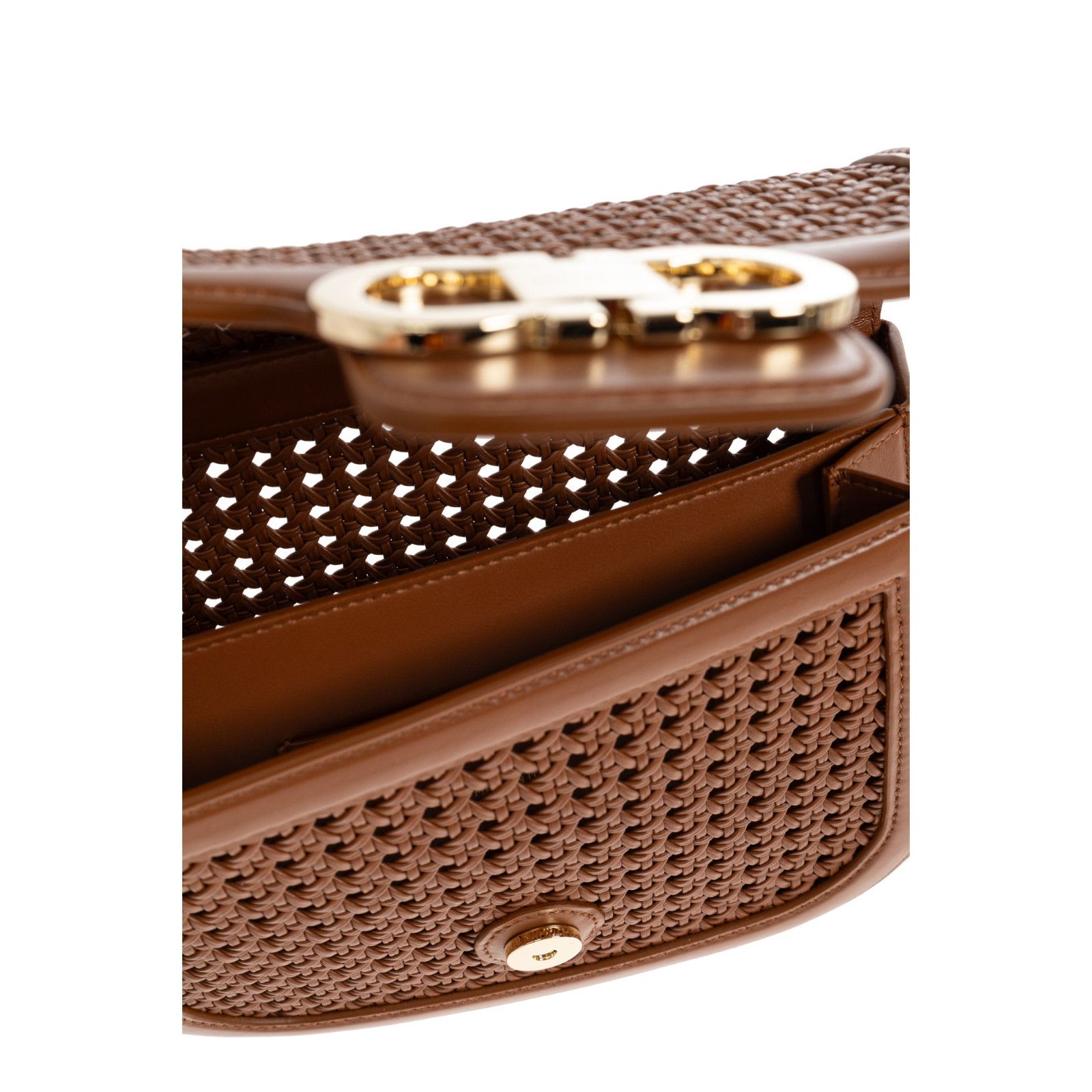 Salvatore Ferragamo FERRAGAMO Double Gancini Naturale Shoulder Bag New & Authent Size ONE SIZE - 4 Thumbnail