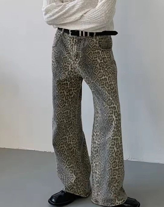 Japanese Brand Leopard Pant Style Size US 30 / EU 46 - 9 Thumbnail
