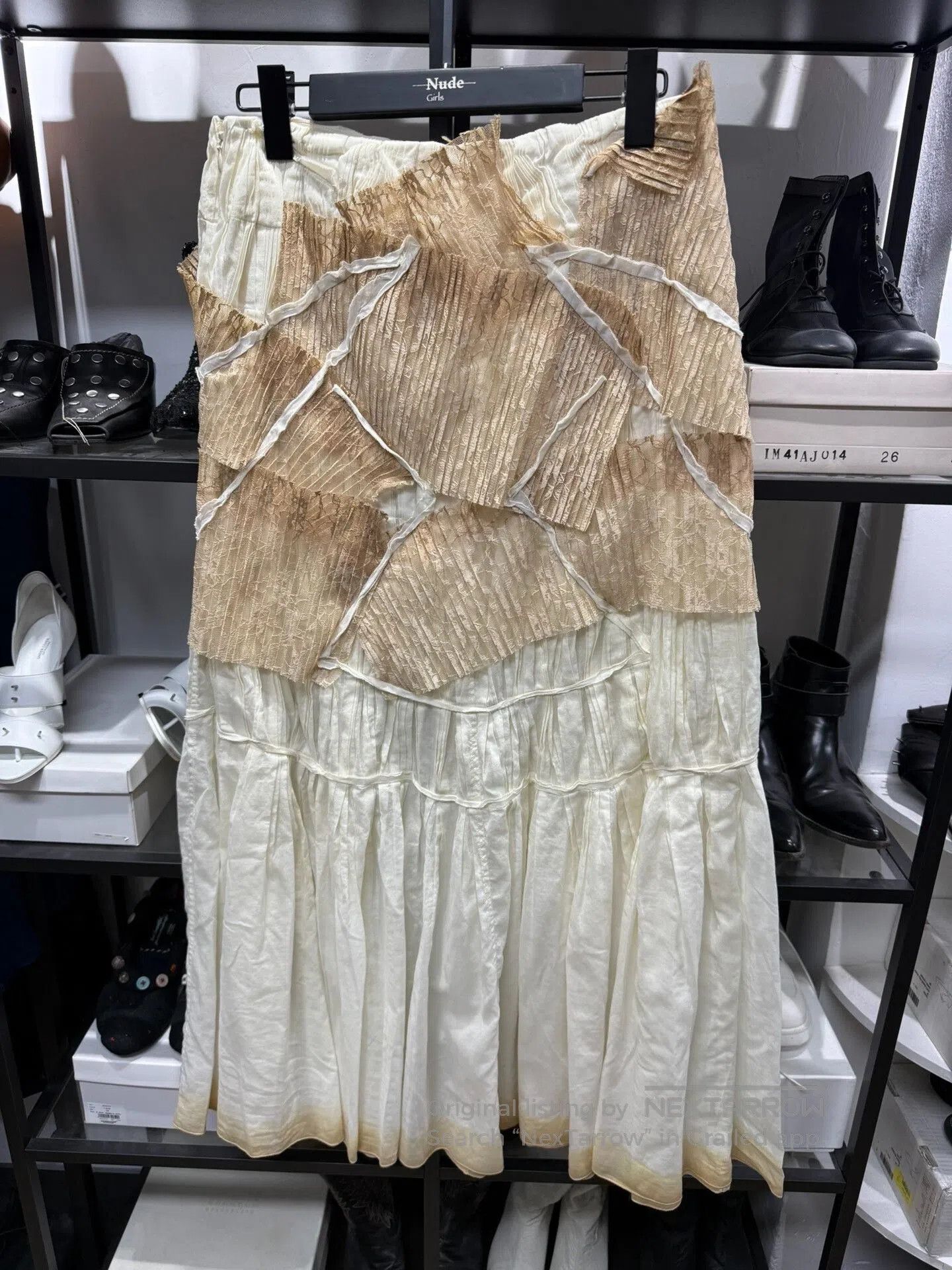 Issey Miyake ISSEY MIYAKE Origami Lace Long Skirt. Size 30" / US 8 / IT 44 - 1 Thumbnail