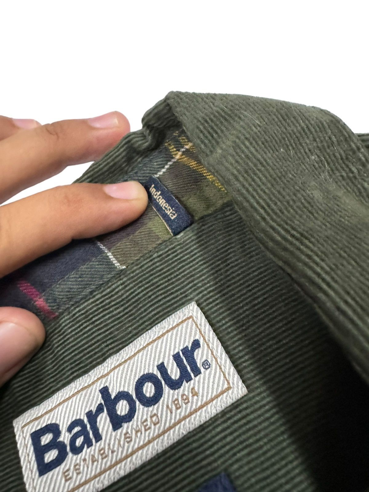 Barbour Barbour Cord 2 Tailored Corduroy Button Ups Shirt Size US L / EU 52-54 / 3 - 10 Thumbnail