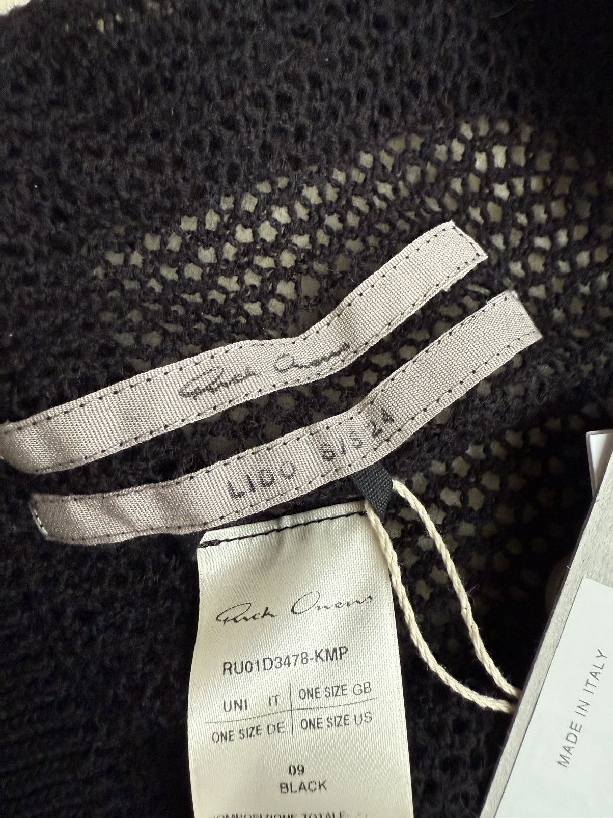 Rick Owens SS24 Rick Owens Lido balaclava grail skull hat Size ONE SIZE - 10 Thumbnail