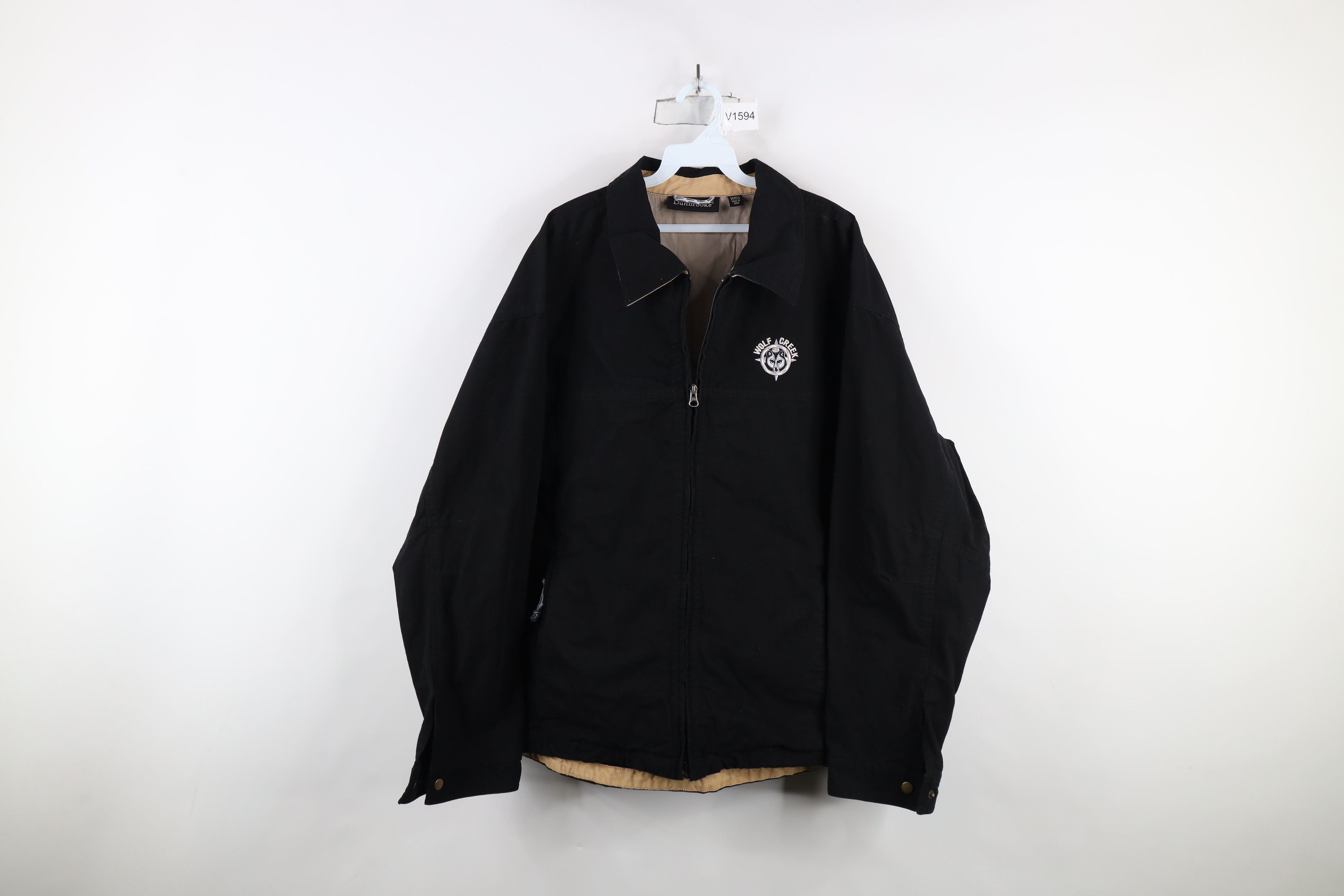 Vintage Vintage 90s Streetwear Wolf Creek Canvas Bomber Jacket Size US XXL / EU 58 / 5 - 1 Thumbnail