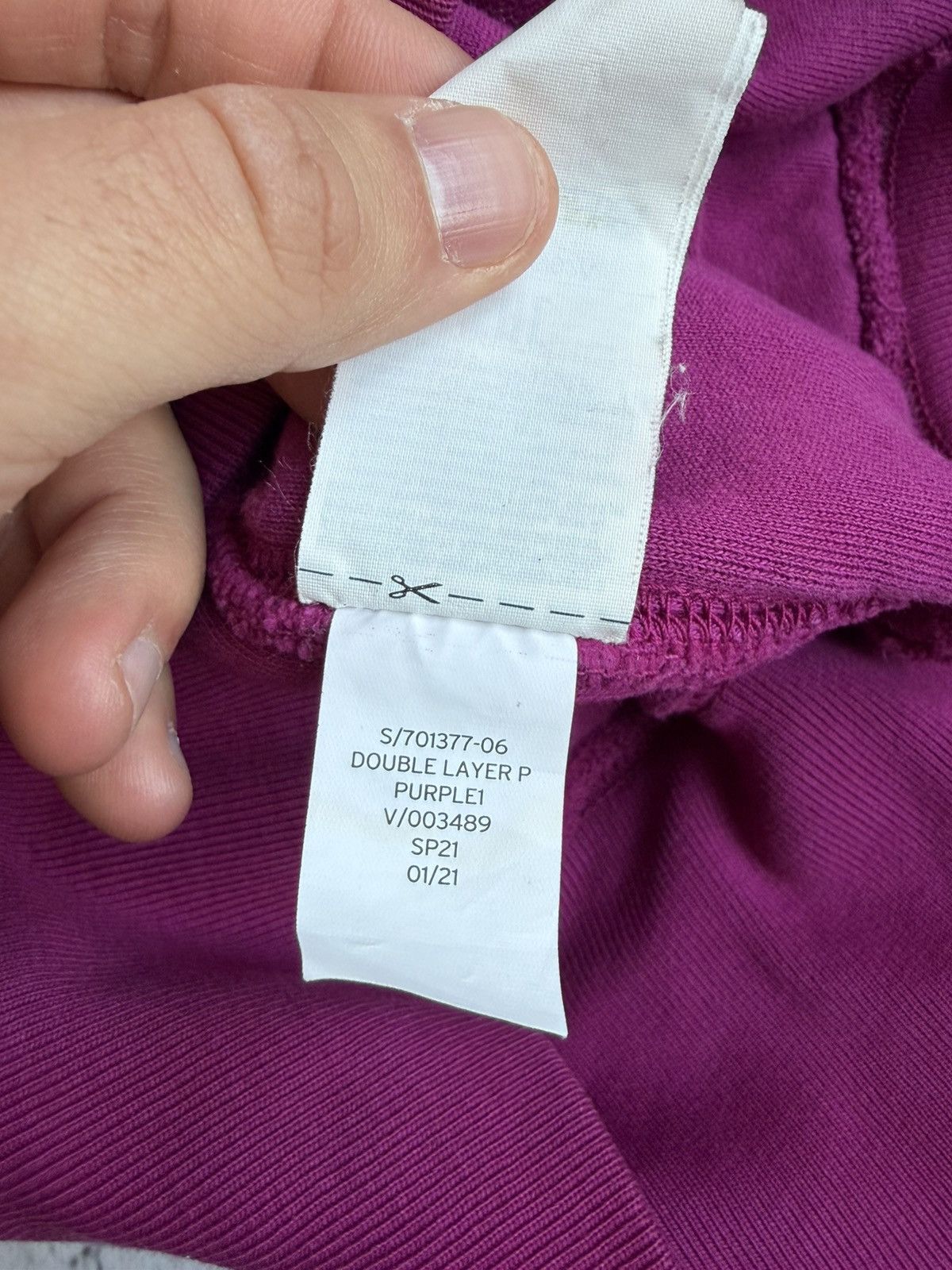 Gap × Yeezy Yeezy gap purple double layer hoodie graduation kanye Size US S / EU 44-46 / 1 - 7 Thumbnail