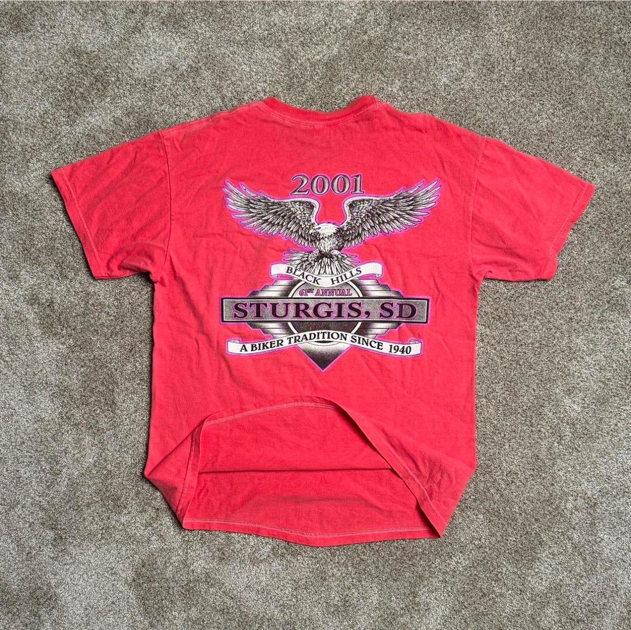 Hanes VINTAGE BLACK HILLS GRAPHIC TEE Size US M / EU 48-50 / 2 - 2 Thumbnail