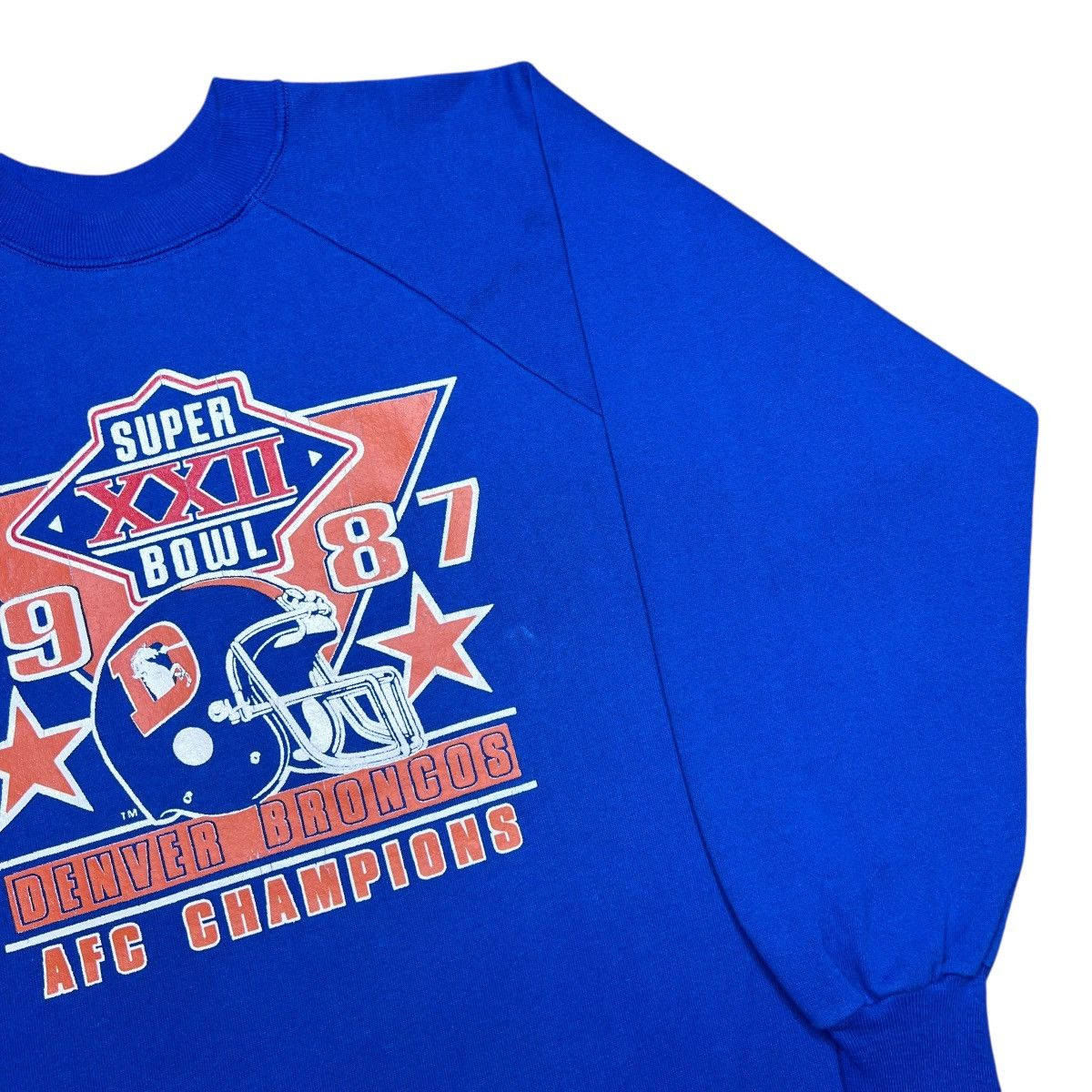 NFL Vtg 1987 NFL Denver Broncos AFC Champions Sweatshirt Size US L / EU 52-54 / 3 - 14 Thumbnail