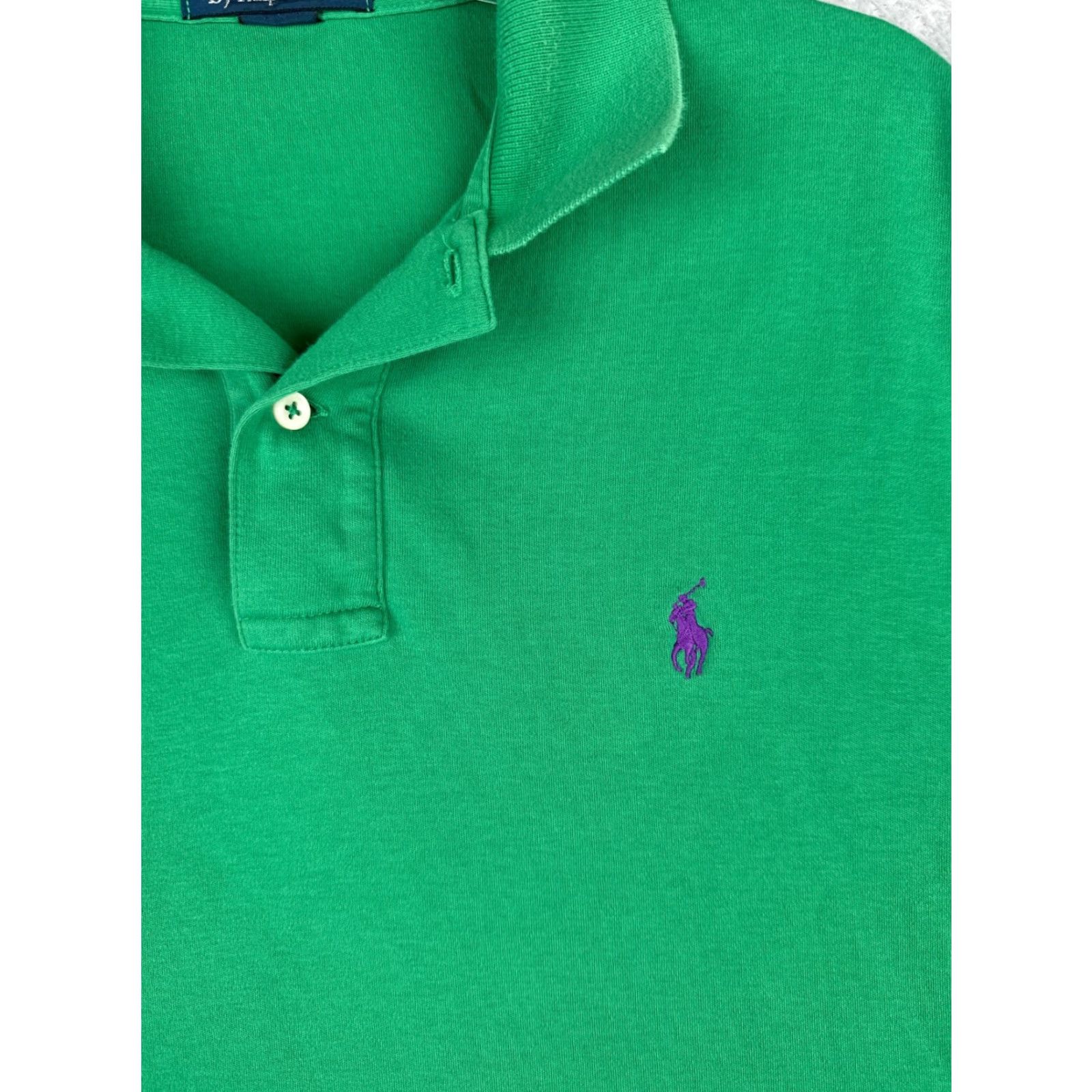 Ralph Lauren VINTAGE Polo Ralph Lauren Polo Shirt Mens Large Green 100% Cotton Jersey Fabric Polo Shirt Mens Large Green 100% Cotton Jersey Fabric Size US L / EU 52-54 / 3 - 6 Thumbnail