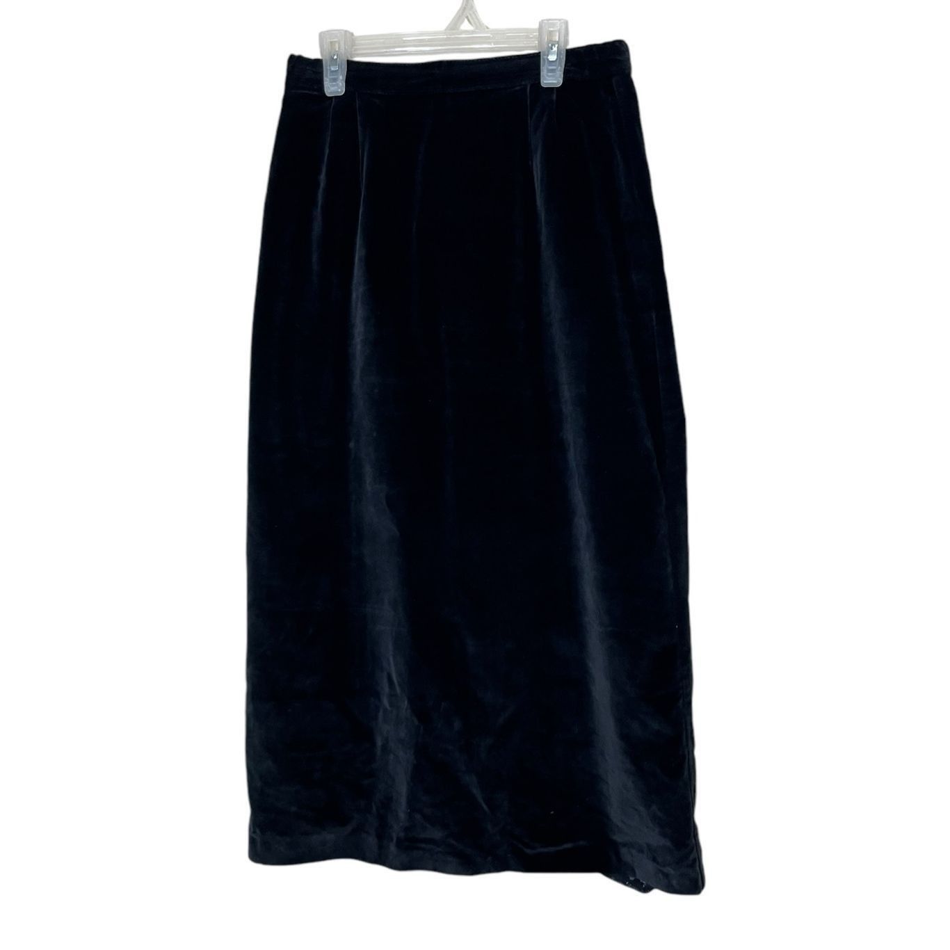 Other Vintage Pioneer Wear Black Velvet Maxi Dress Size 10 Size 32" / US 10 / IT 46 - 1 Thumbnail