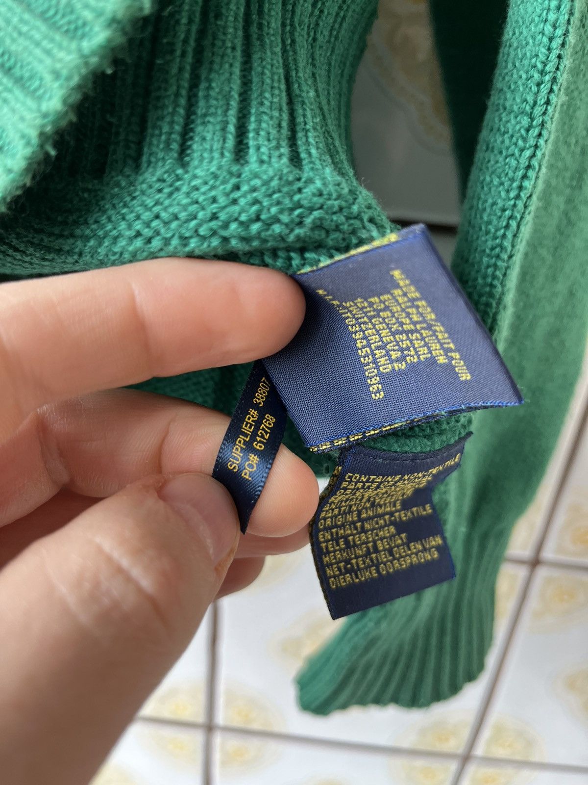 Polo Ralph Lauren Polo Ralph Lauren green 1/3 zip sweater Size US M / EU 48-50 / 2 - 5 Thumbnail