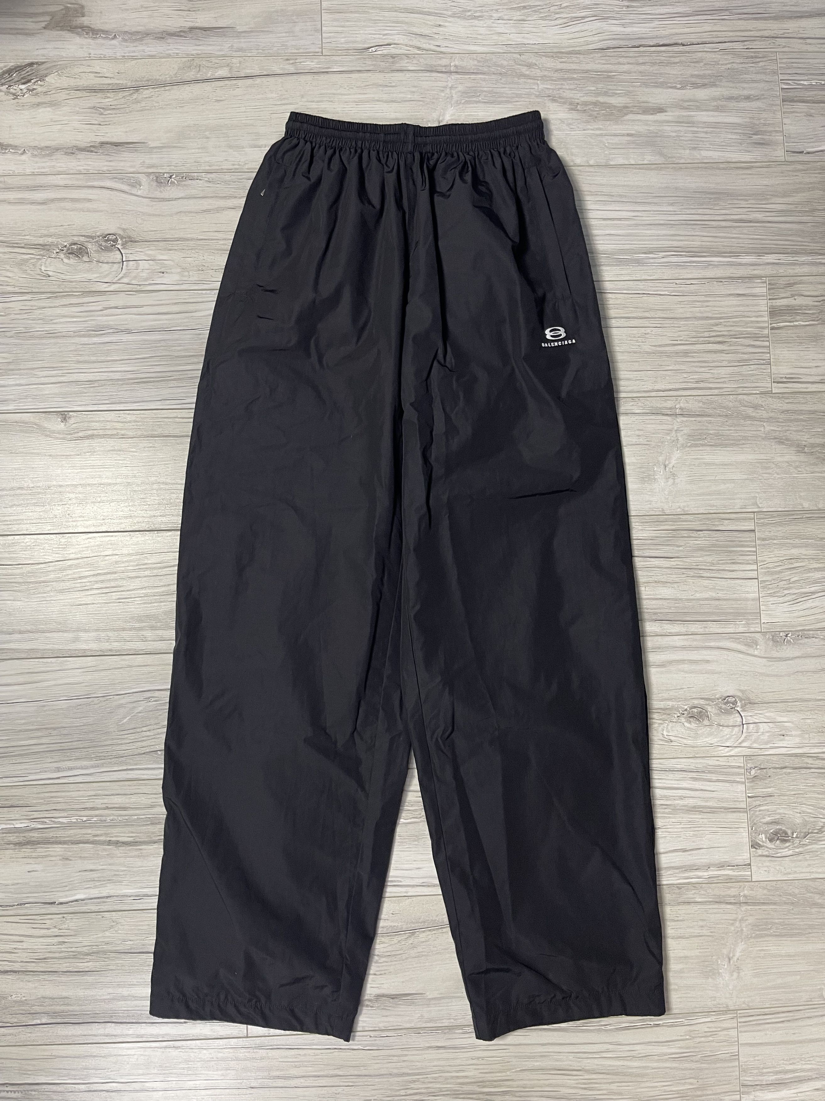 image of 2024 Balenciaga Unity Nylon Pants in Black, Men's (Size 28)