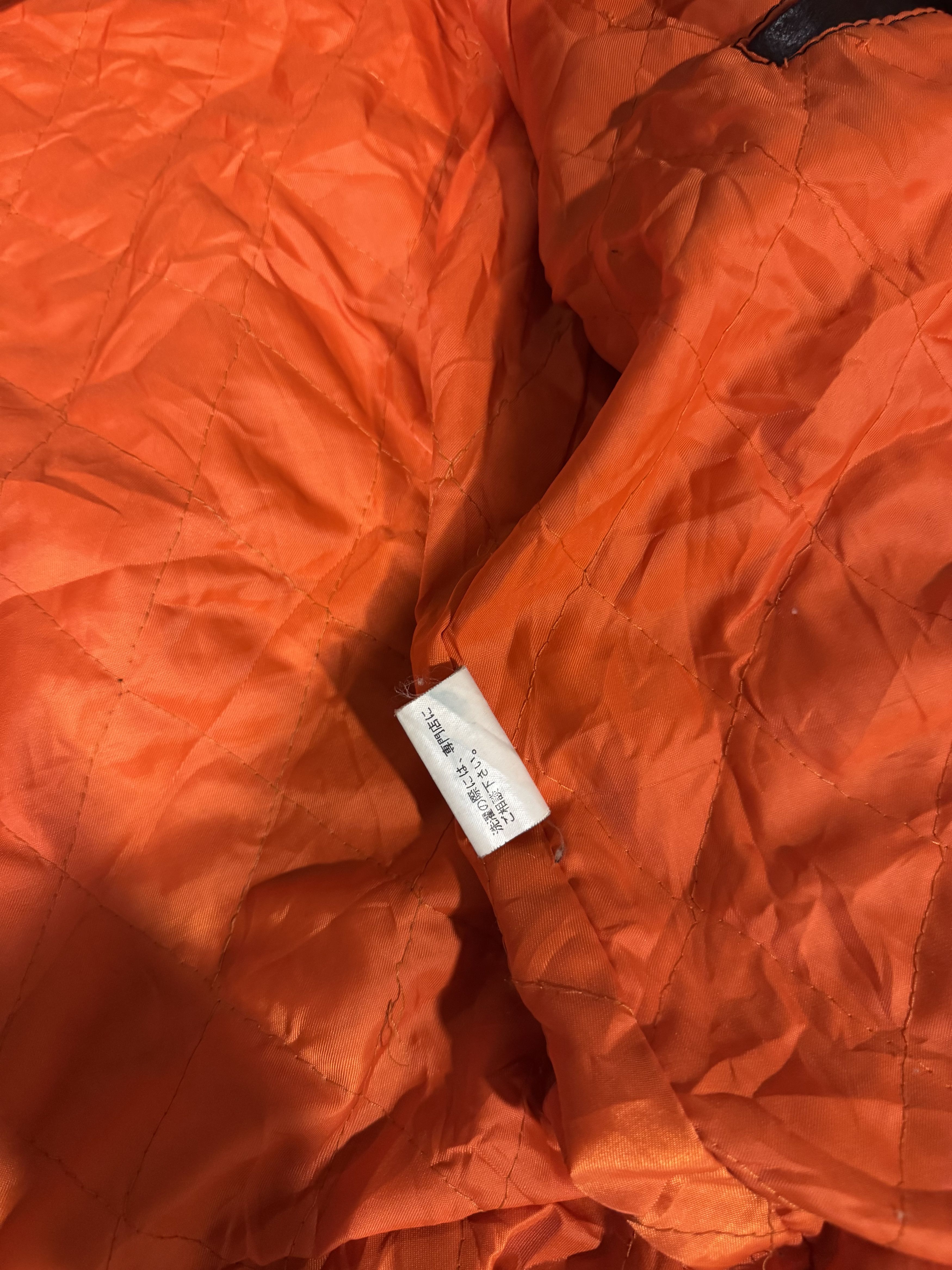 Japanese Brand 90’s Japanese Cowhide MA-1 Leather Flight Jacket Size US S / EU 44-46 / 1 - 7 Thumbnail