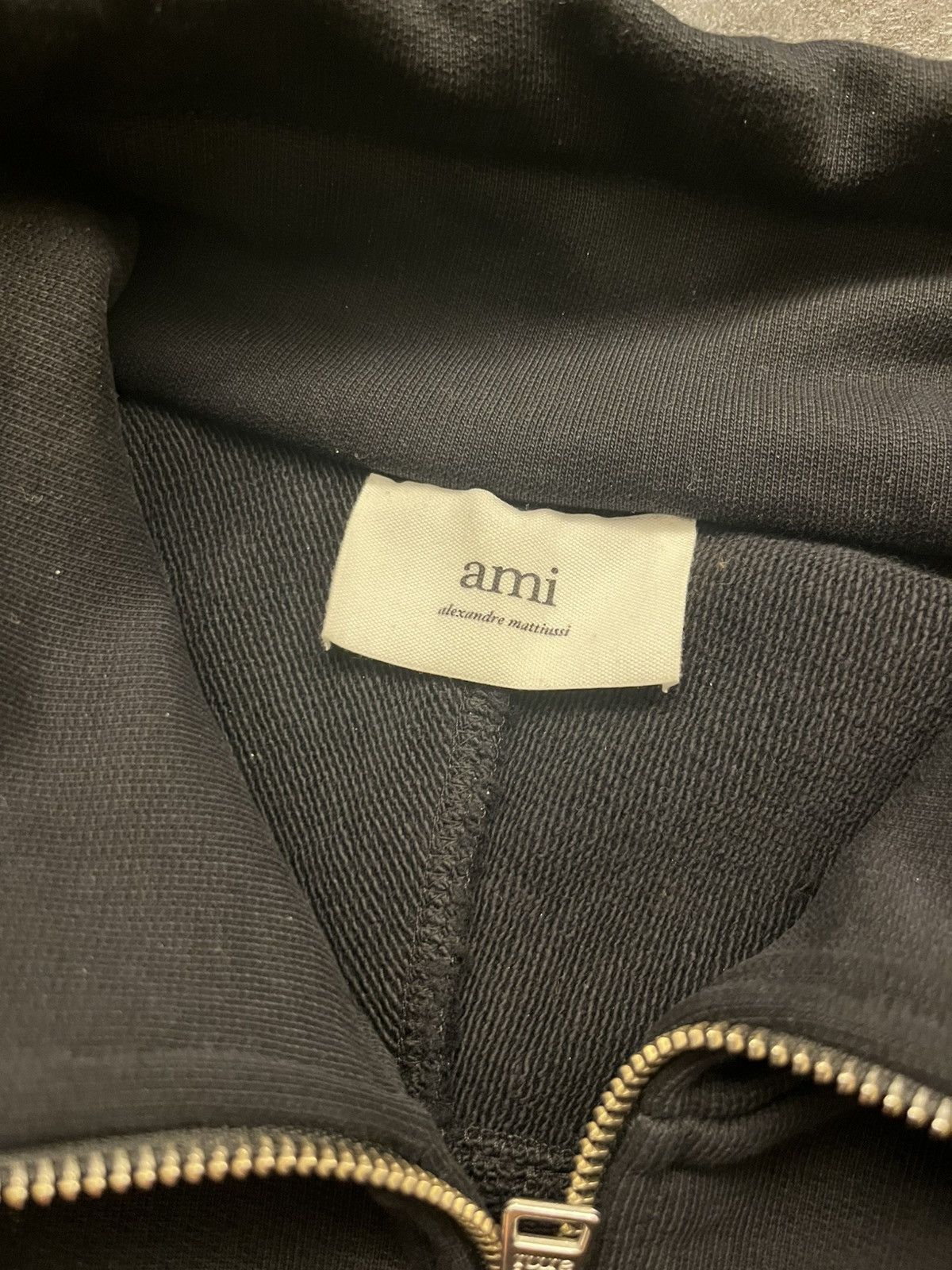 AMI AMI Logo Embroidered Half-Zip Sweatshirt Size US XL / EU 56 / 4 - 3 Thumbnail