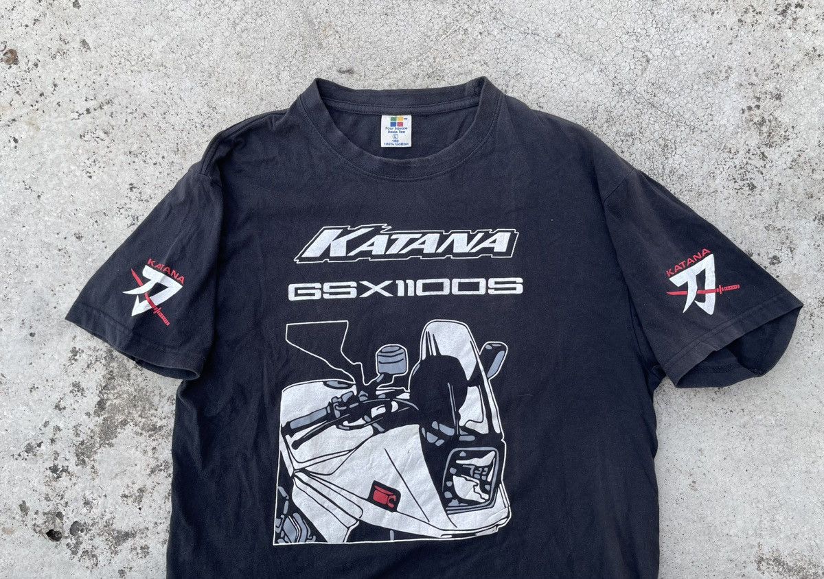 Other Vintage Suzuki Katana Motor T shirt L fit M GSX 1100s Rare Size US M / EU 48-50 / 2 - 4 Thumbnail