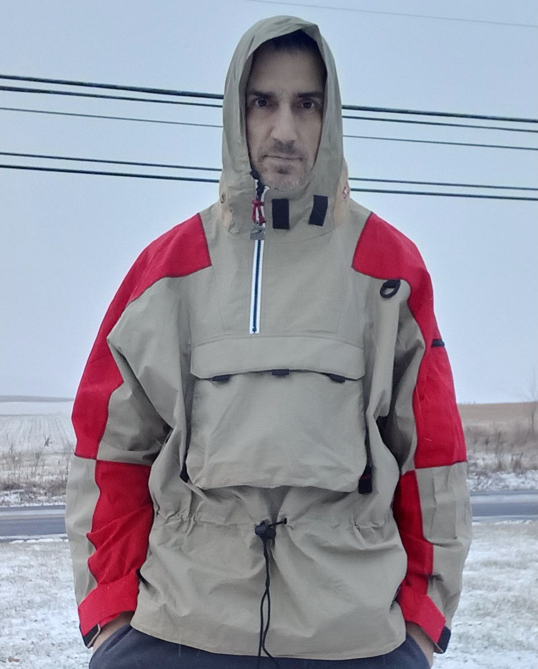 Ecko Unltd. ECKO UNLTD Half-Zip Anorak Late 90s Unlimited Size US L / EU 52-54 / 3 - 5 Thumbnail