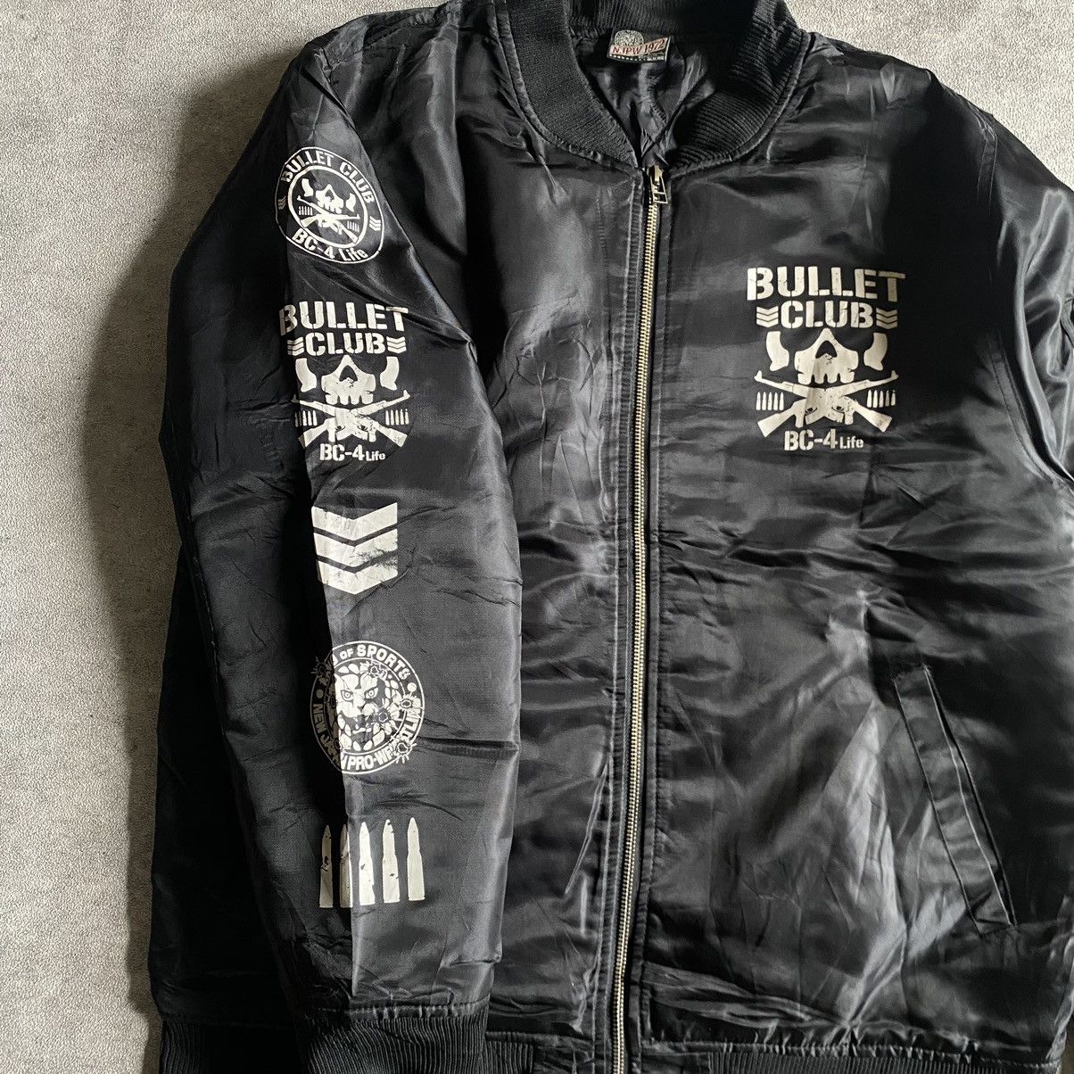 Seditionaries NJPW Bullet Club Vintage Skull Bomber Size US XL / EU 56 / 4 - 3 Thumbnail