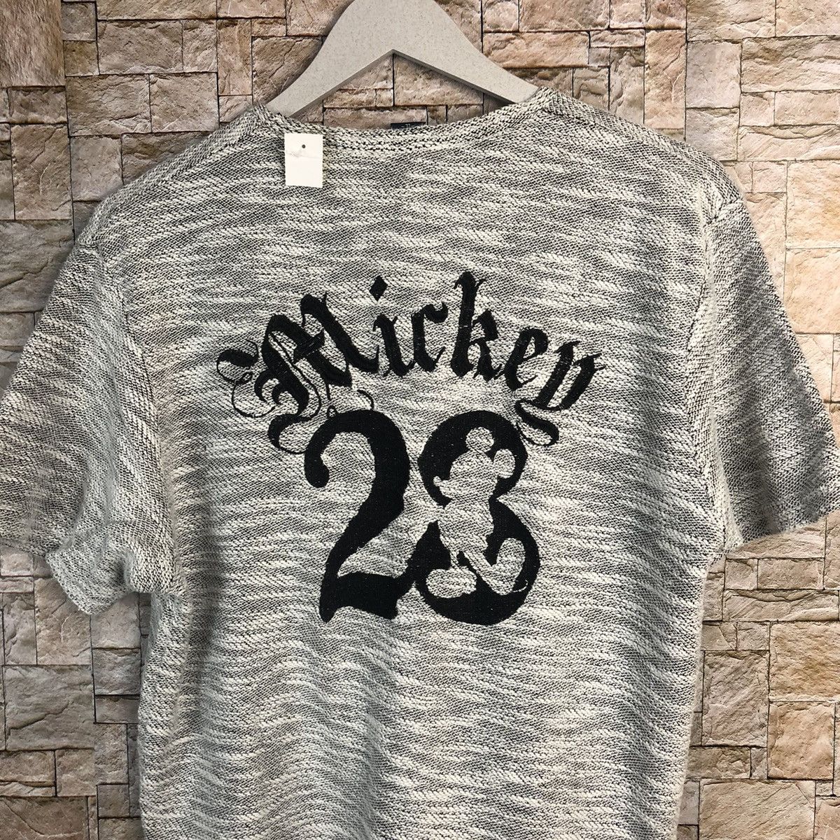 Disney Disney Mickey Mouse 23 Grey knitwear T-Shirt #A175 Size US M / EU 48-50 / 2 - 2 Thumbnail