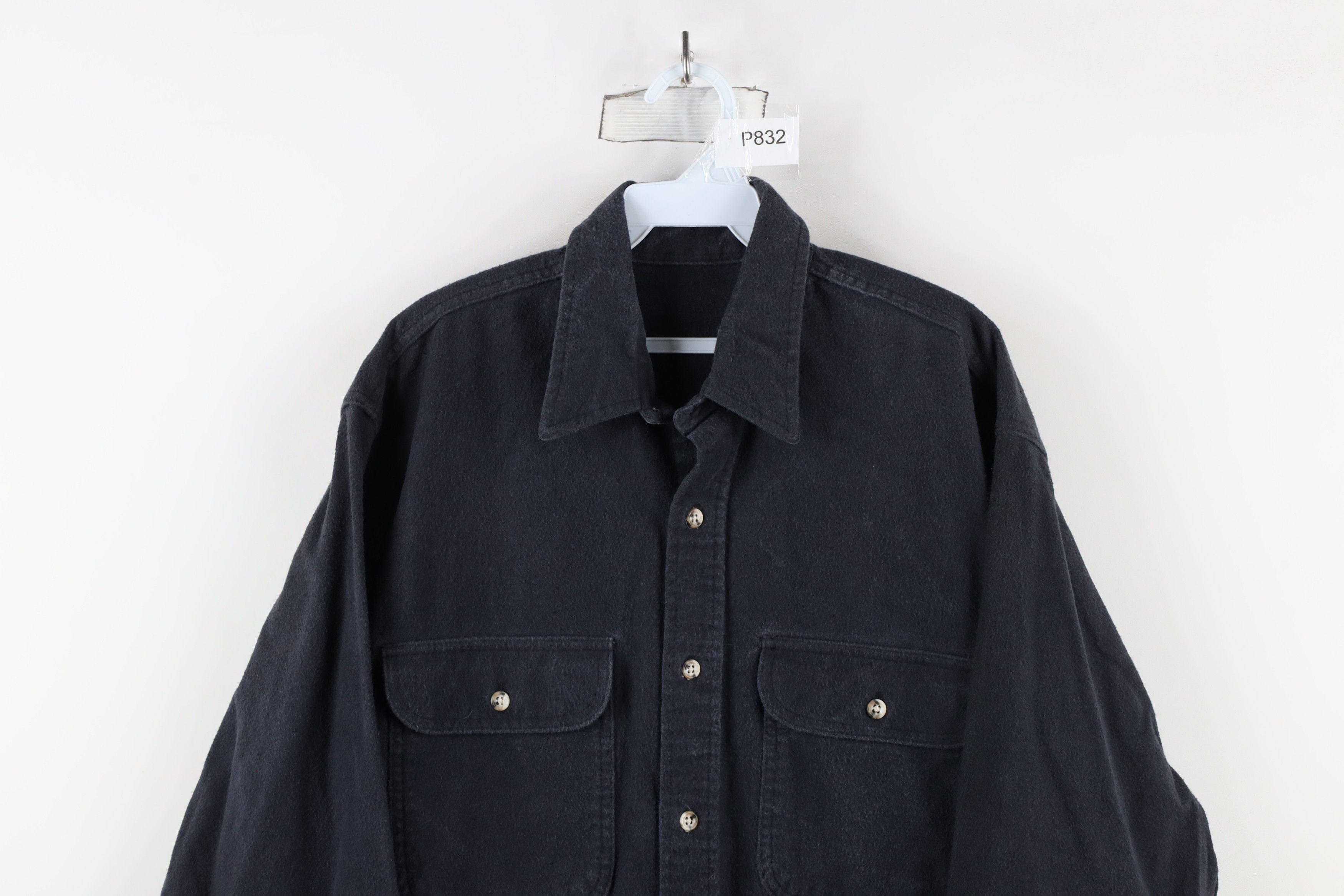 Vintage Vintage 70s Streetwear Heavyweight Chamois Button Shirt Size US XL / EU 56 / 4 - 2 Thumbnail