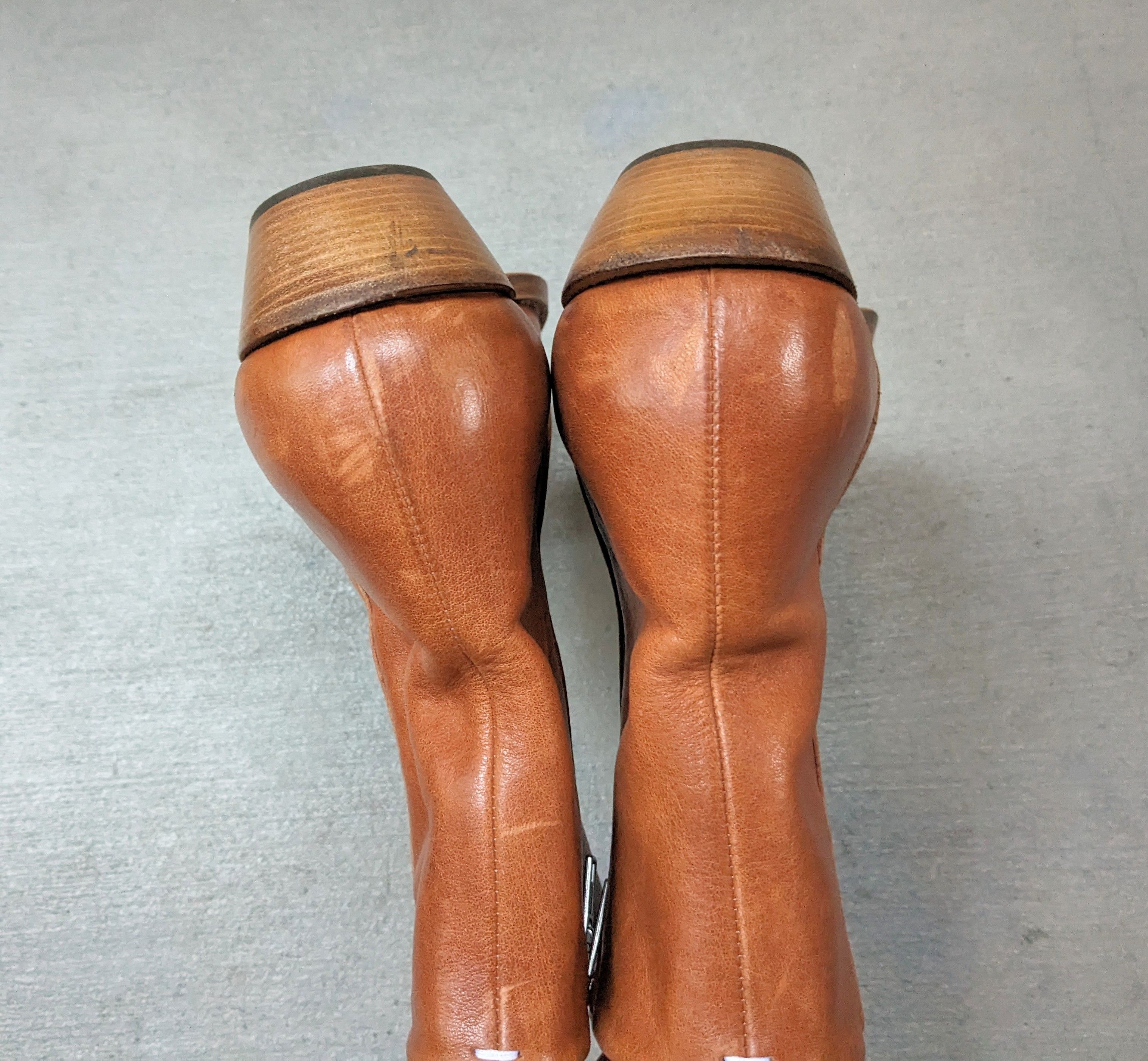 Maison Margiela Maison Margiela Side Zip Boots Brown 10 43 Leather Tan Size US 10 / EU 43 - 16 Thumbnail