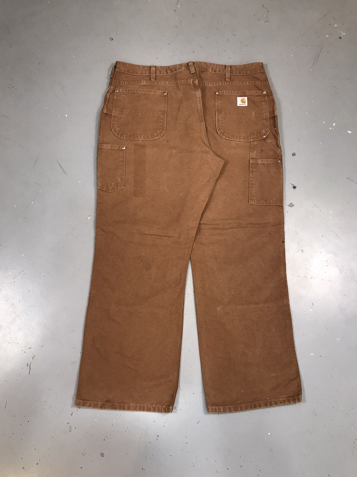 Carhartt × Vintage Vintage Carhartt WB136 BRN double knee denim Size 40" / US 18 - 2 Thumbnail
