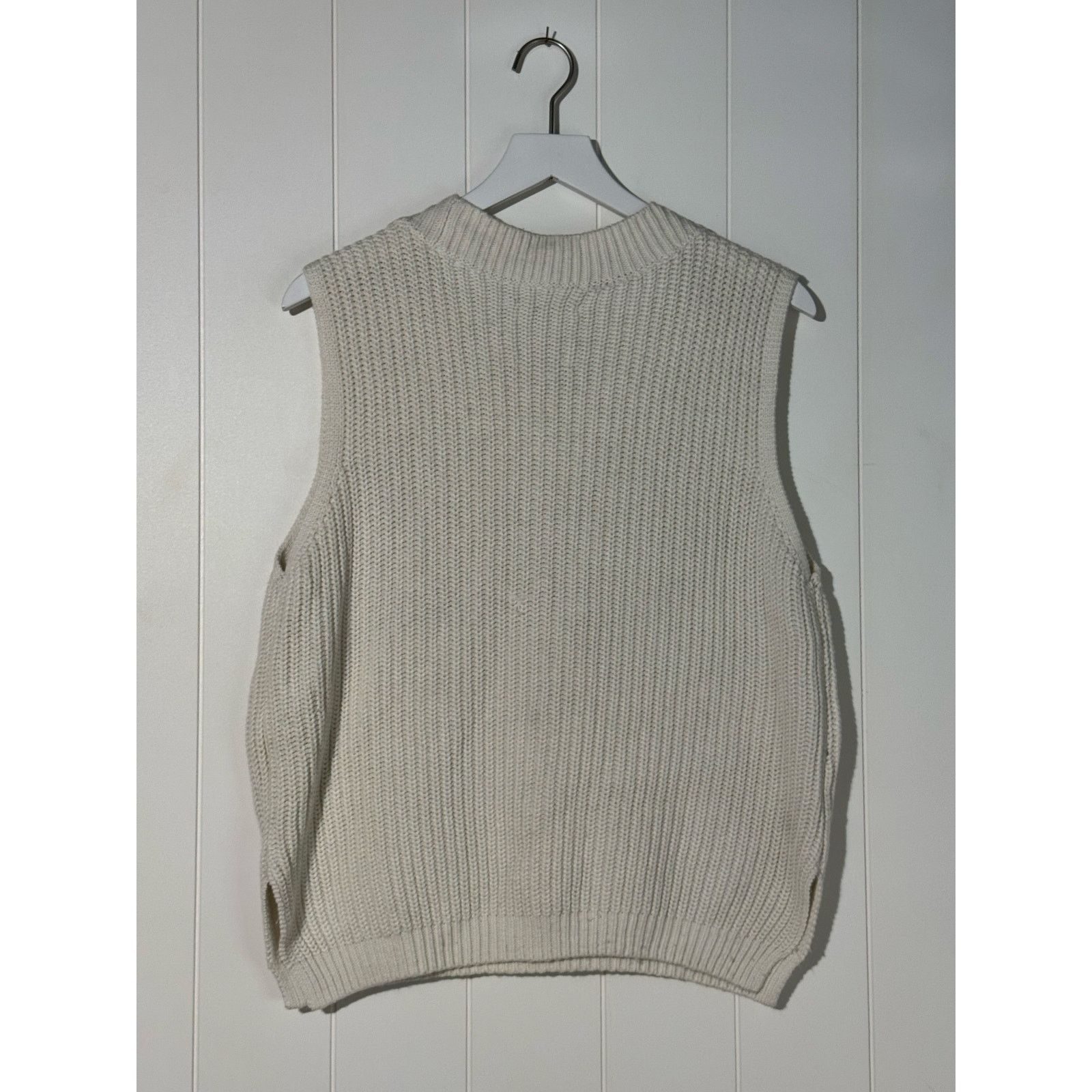 Abercrombie & Fitch Abercrombie & Fitch V-Neck Sweater Vest Cream Small Size S / US 4 / IT 40 - 2 Thumbnail