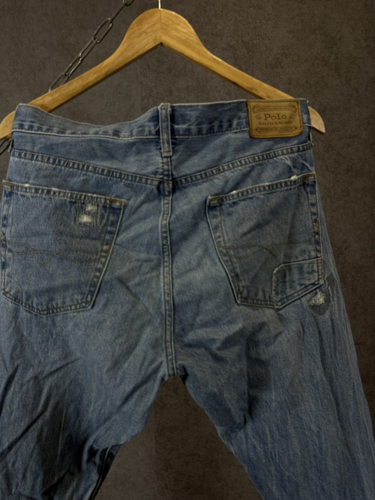 Polo Ralph Lauren Polo Ralph Lauren designer distressed jeans Size US 32 / EU 48 - 8 Thumbnail
