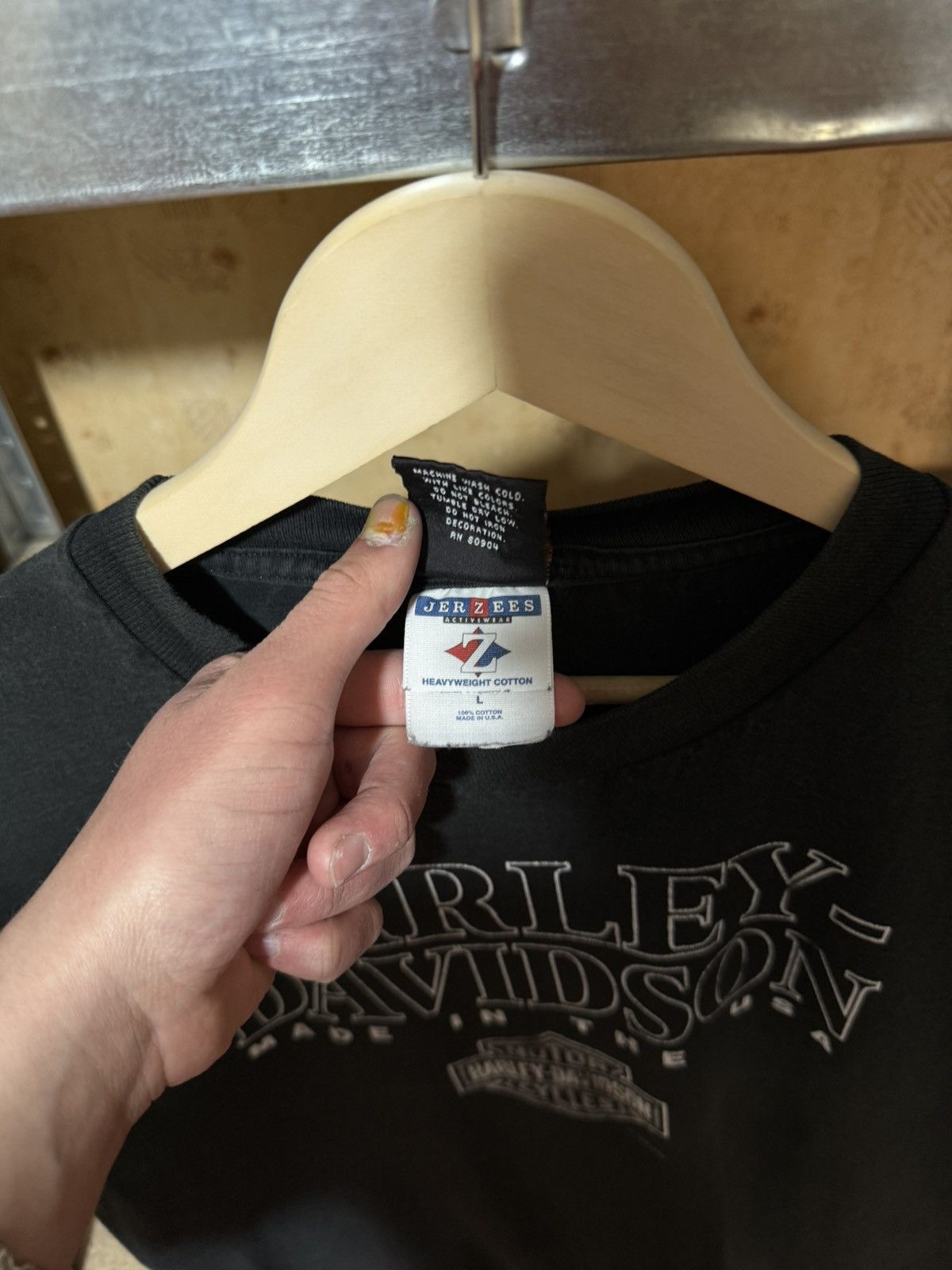 Harley Davidson × Vintage Vintage 1996 Harley Davidson Made In USA Retro Biker T-Shirt Size US XL / EU 56 / 4 - 6 Thumbnail