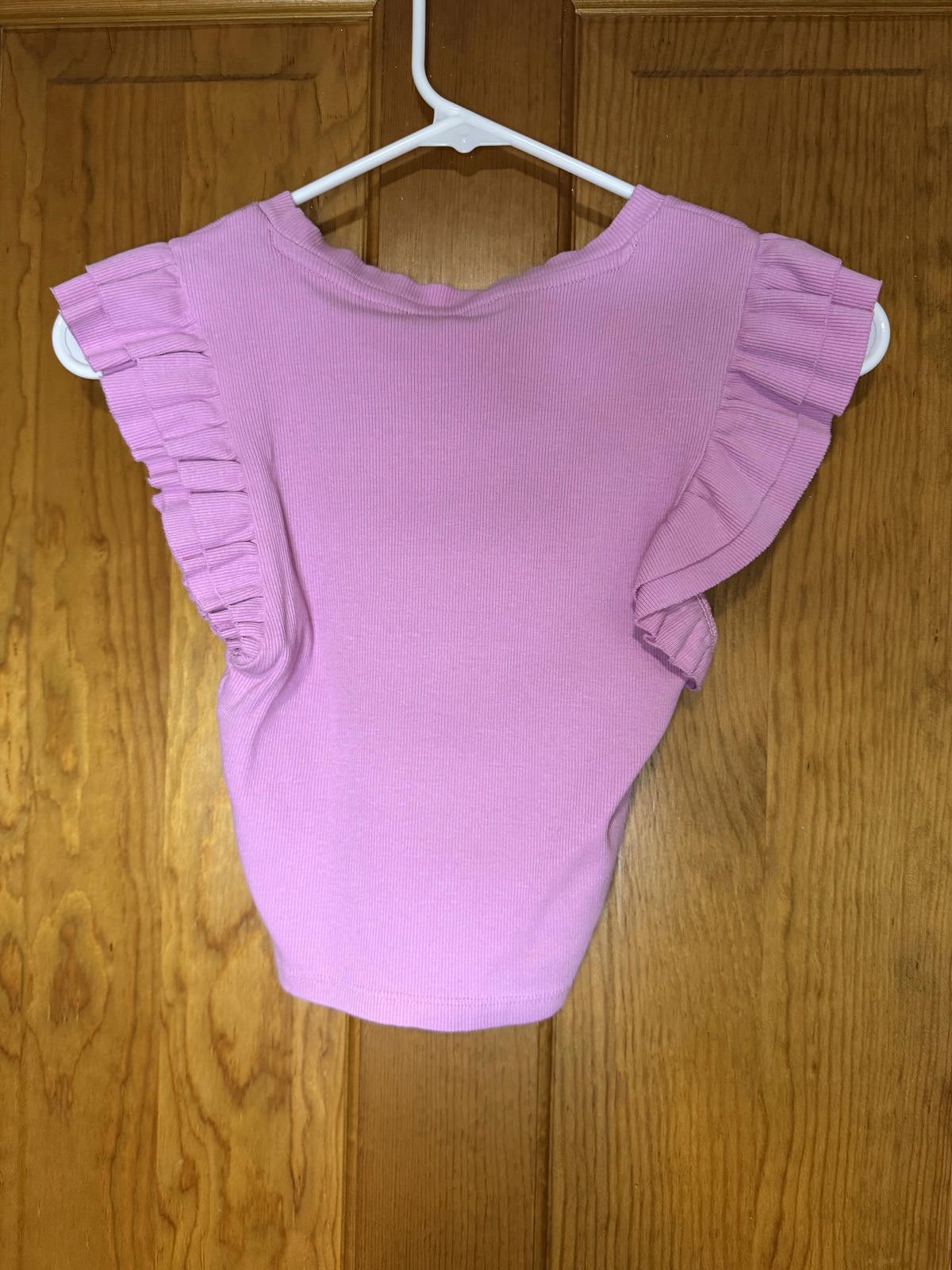 Zara Zara Pink Ruffle Sleeve Women's Top Size Small Size S / US 4 / IT 40 - 2 Thumbnail