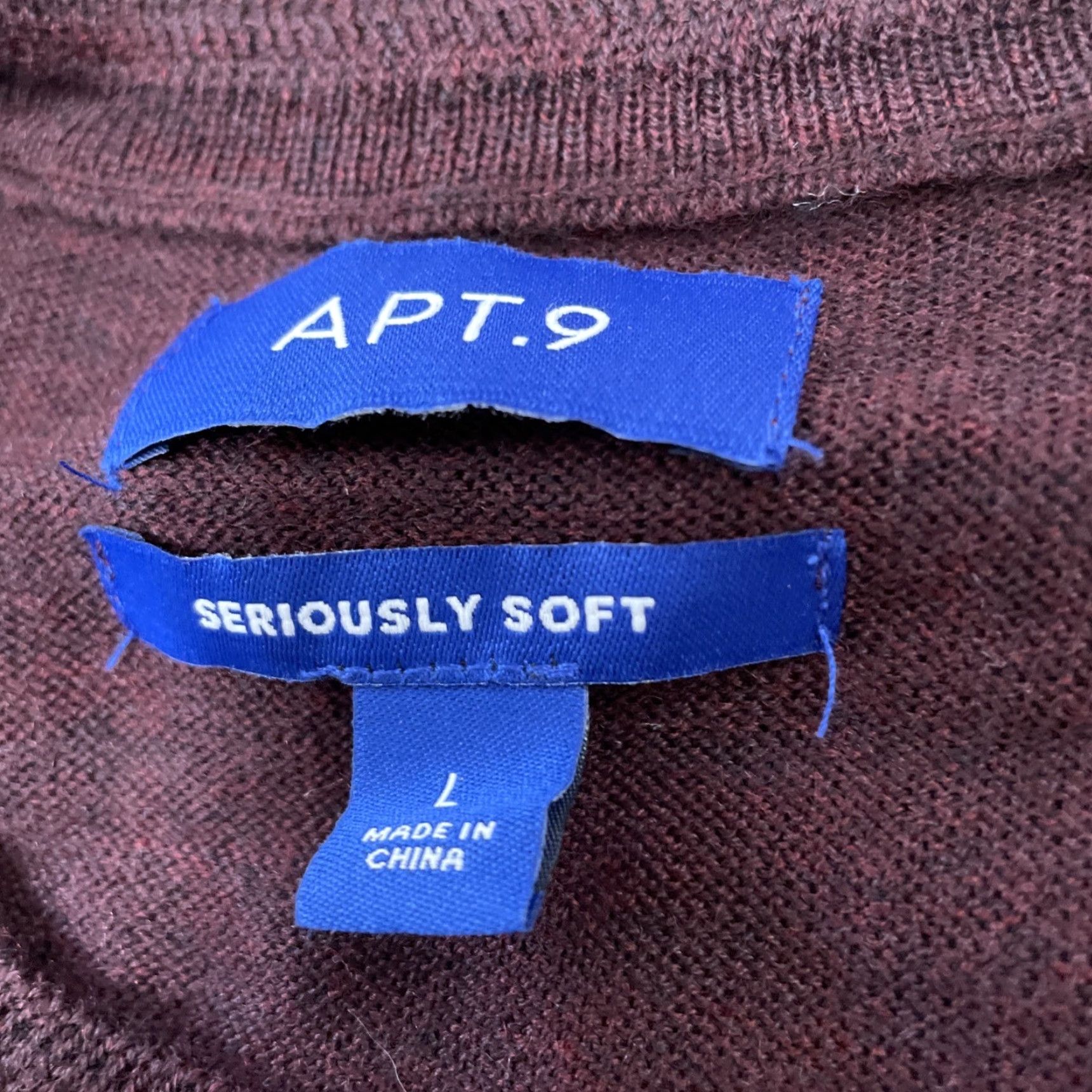 Apt. 9 APt. 9 Merino Wool Sweater Men L Colorblock Red Gray Soft Preppy Pullover Size US L / EU 52-54 / 3 - 4 Thumbnail