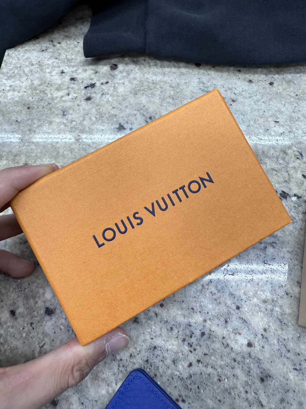 Louis Vuitton Louis Vuitton Navy Blue Monogram Card Holder Size ONE SIZE - 8 Thumbnail