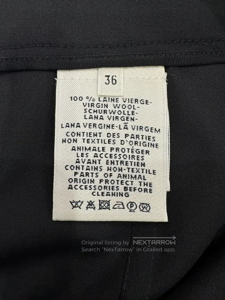 Hermes Hermes Black women's skirt with pig nose chain zipper Size 24" / US 00 / IT 34 - 5 Thumbnail