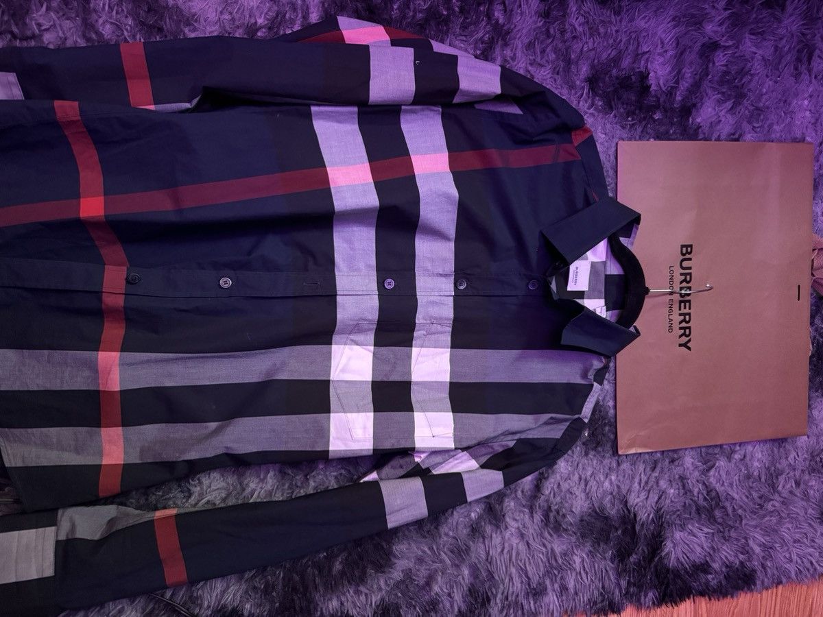 Burberry BURBERRY CHECK COTTON SHIRT Size US S / EU 44-46 / 1 - 1 Thumbnail